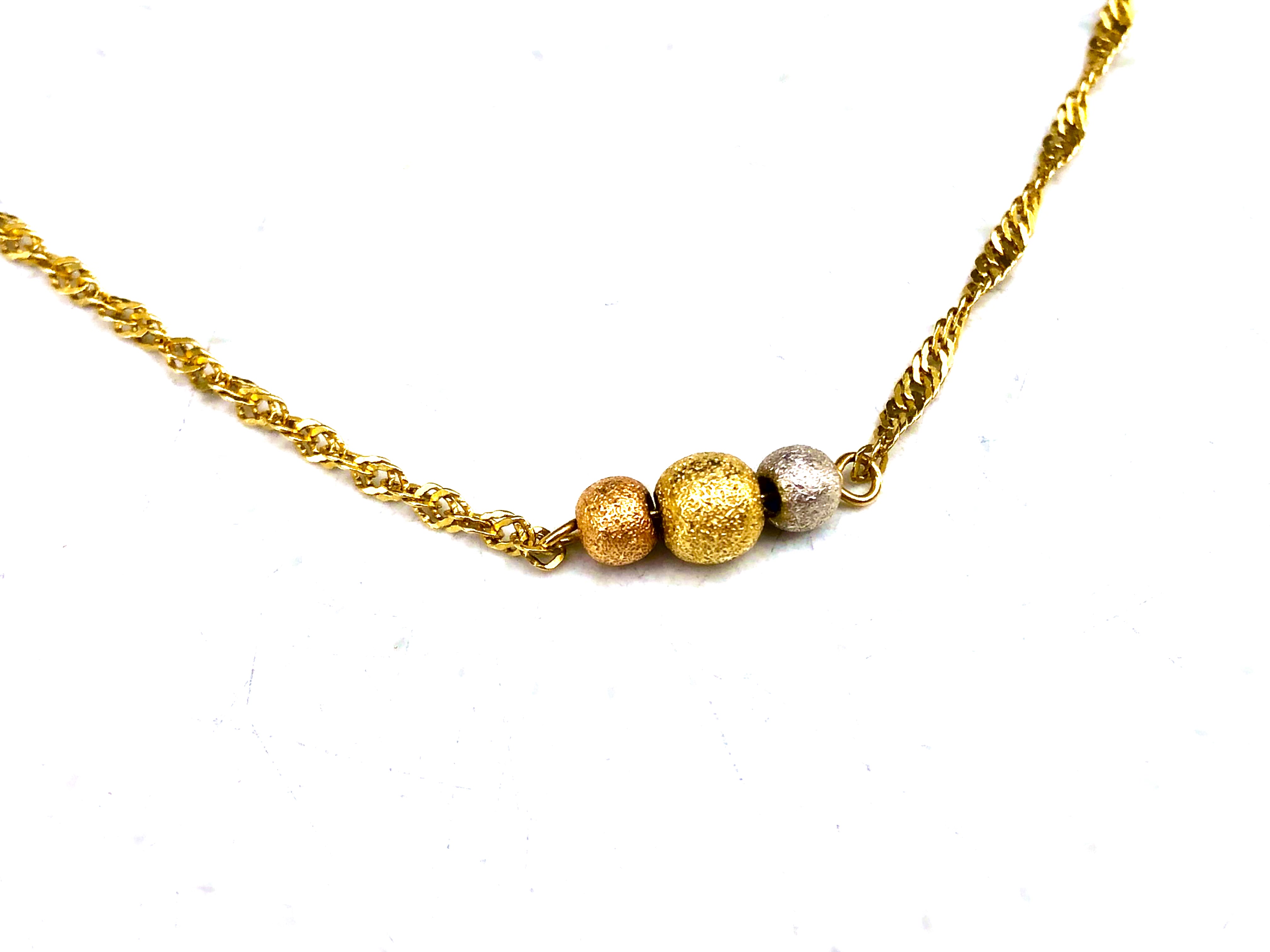 Collier en or 18 carats 