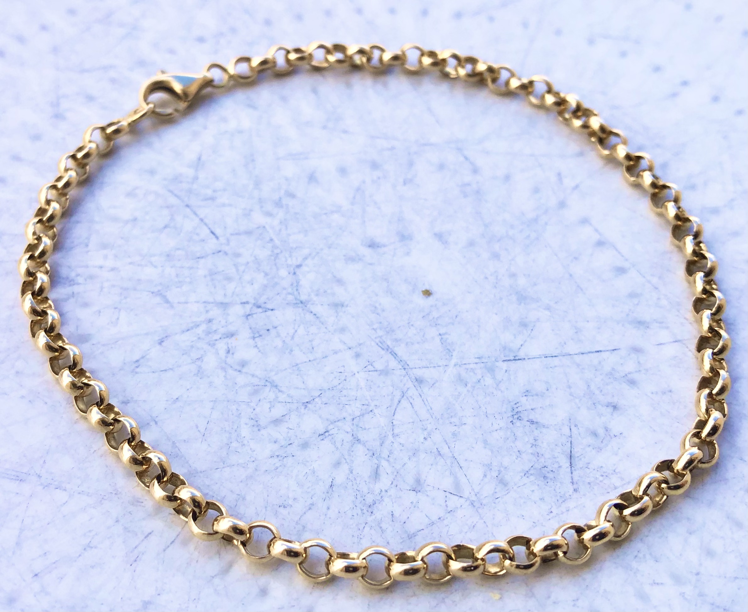 Bracelet en or jaune 18 carats 