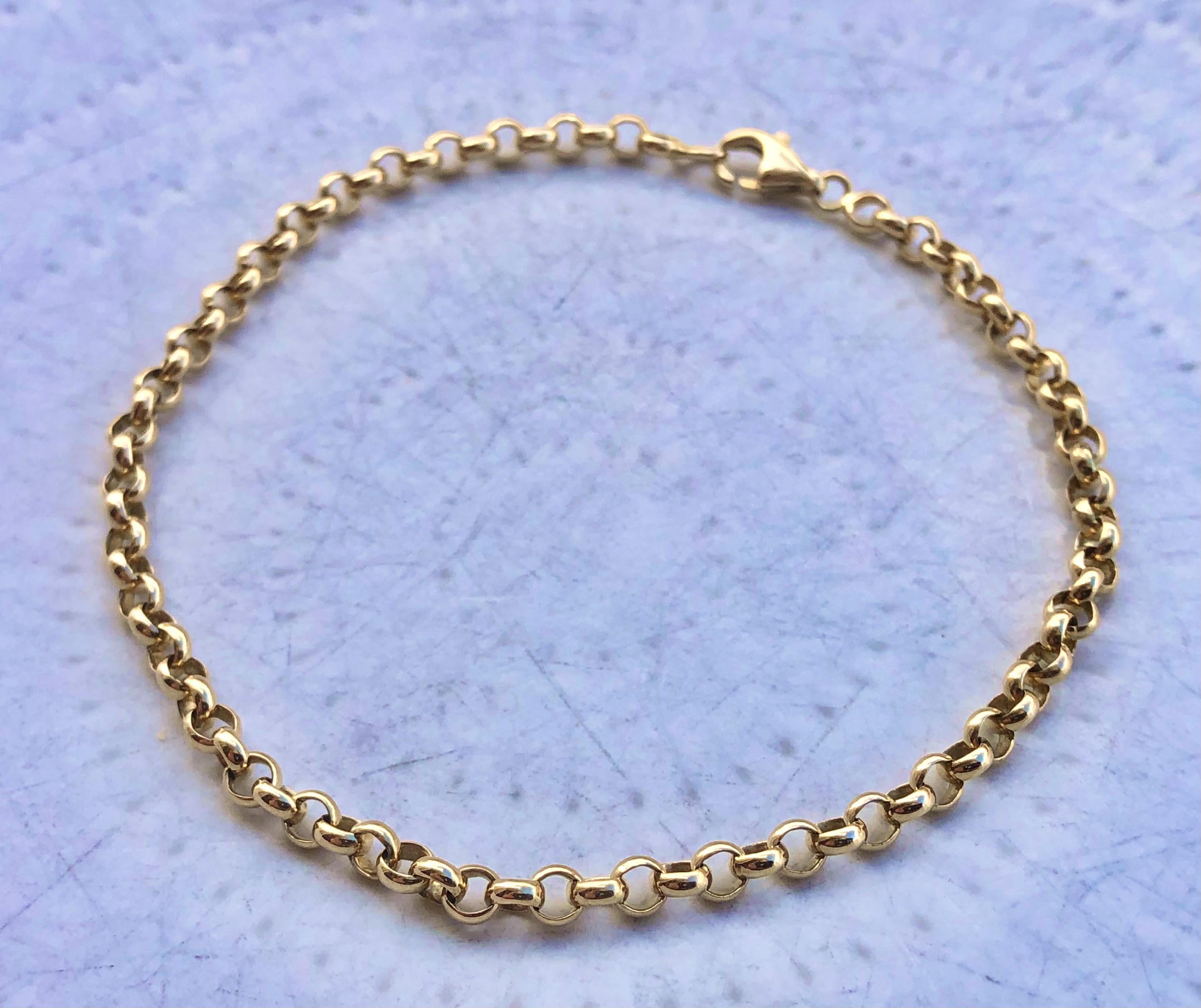 Bracelet en or jaune 18 carats 