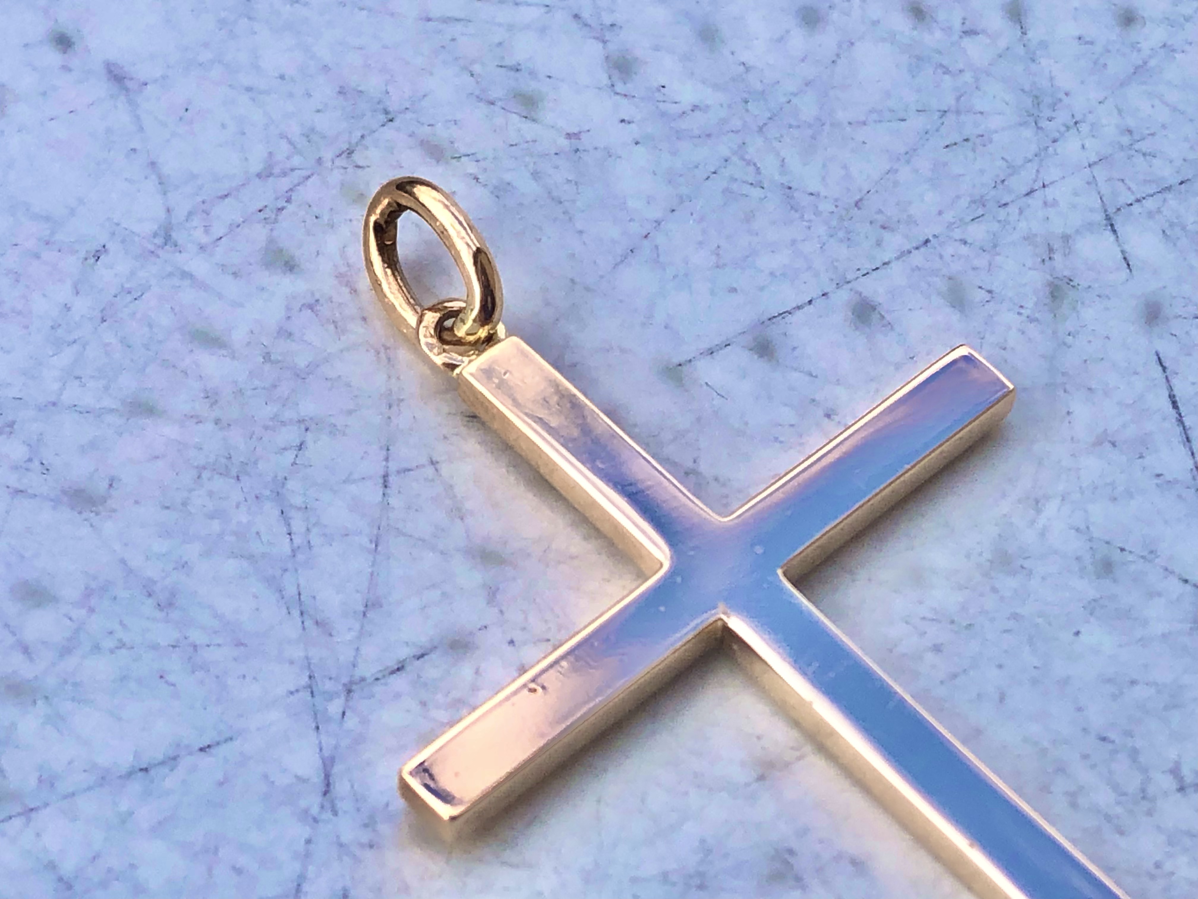 Croix en or 18 carats 