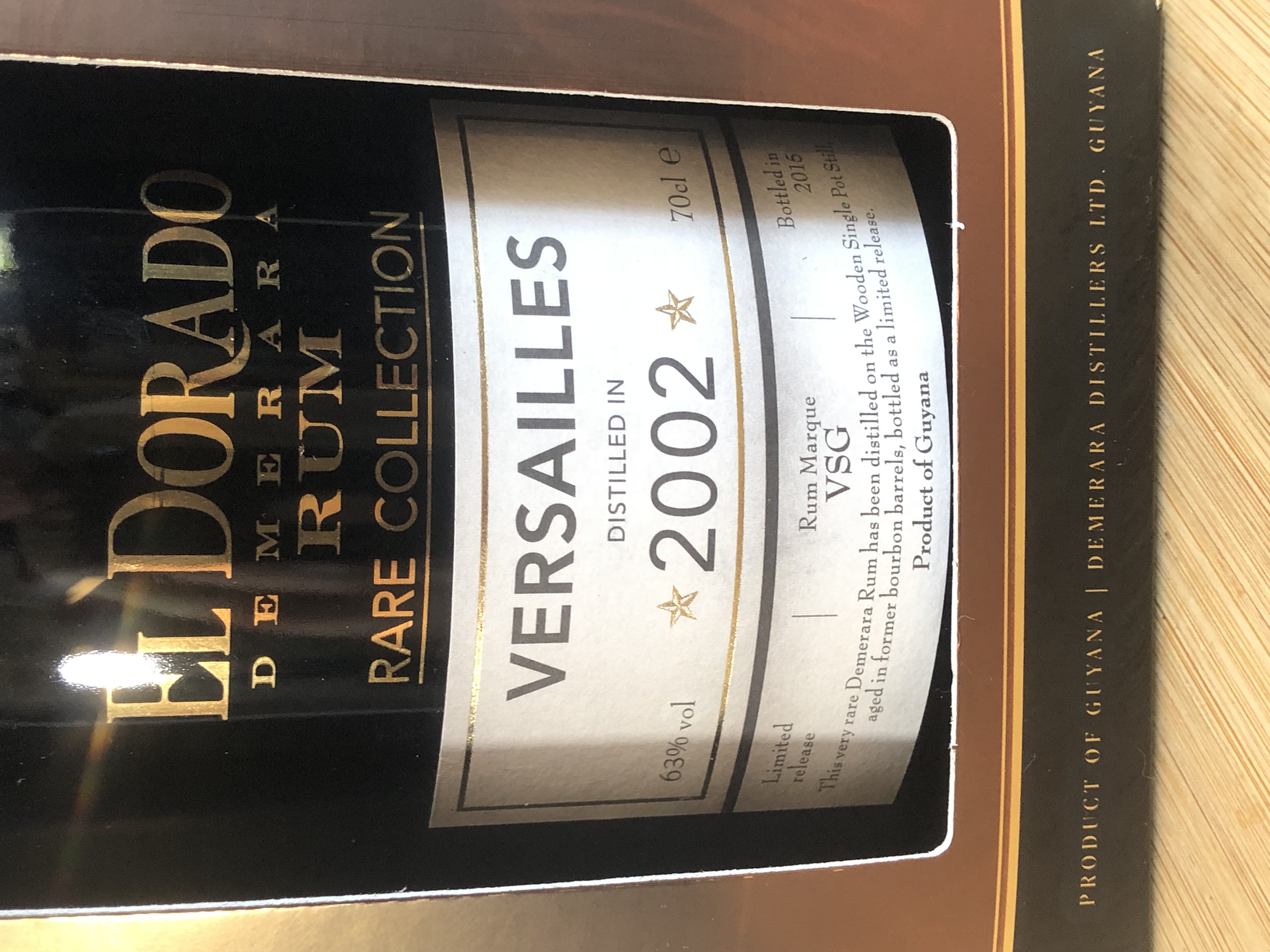 Rhum El Dorado - Versailles 2002