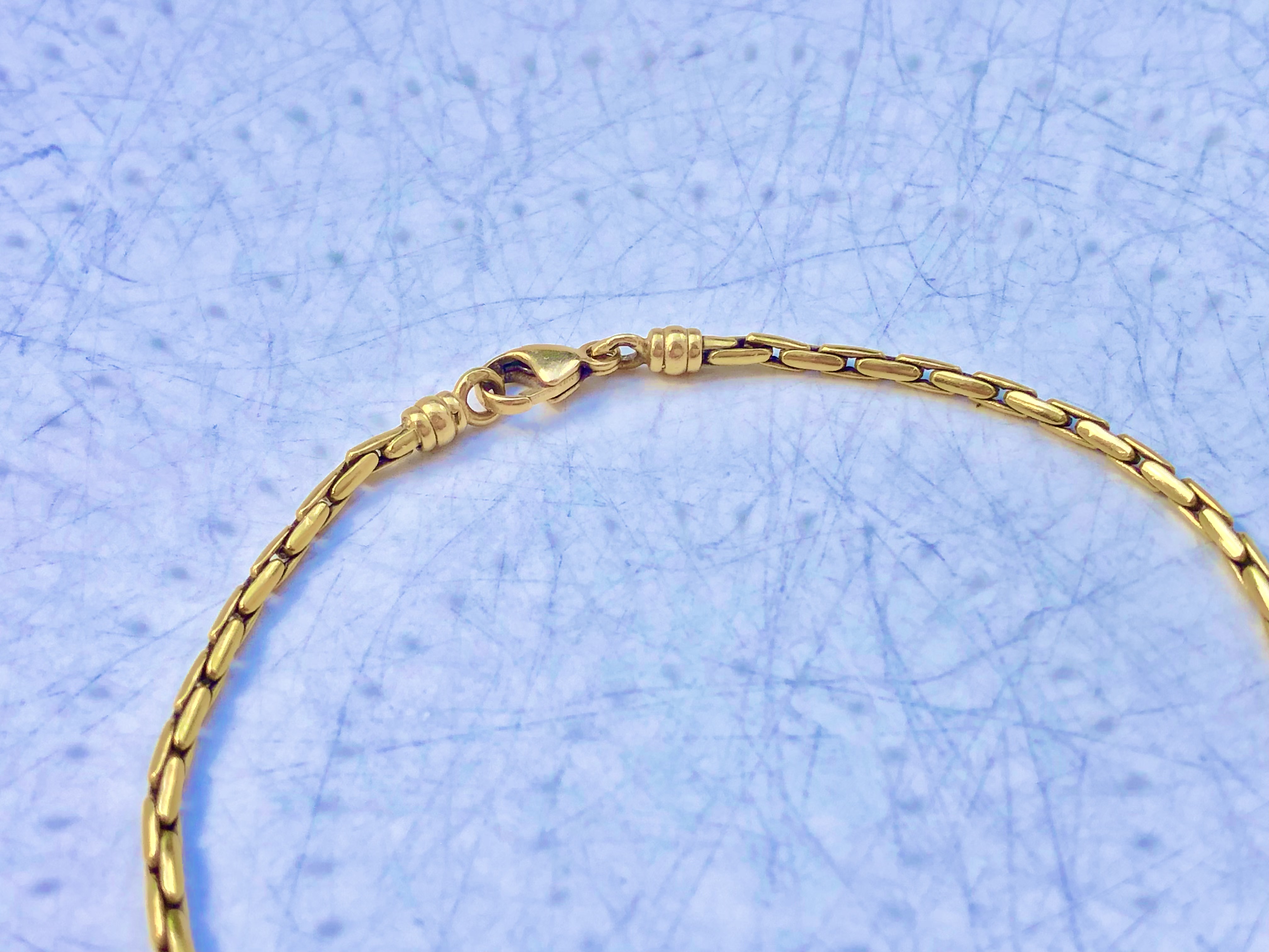 Bracelet maille fantaisie en or jaune 18 carats 