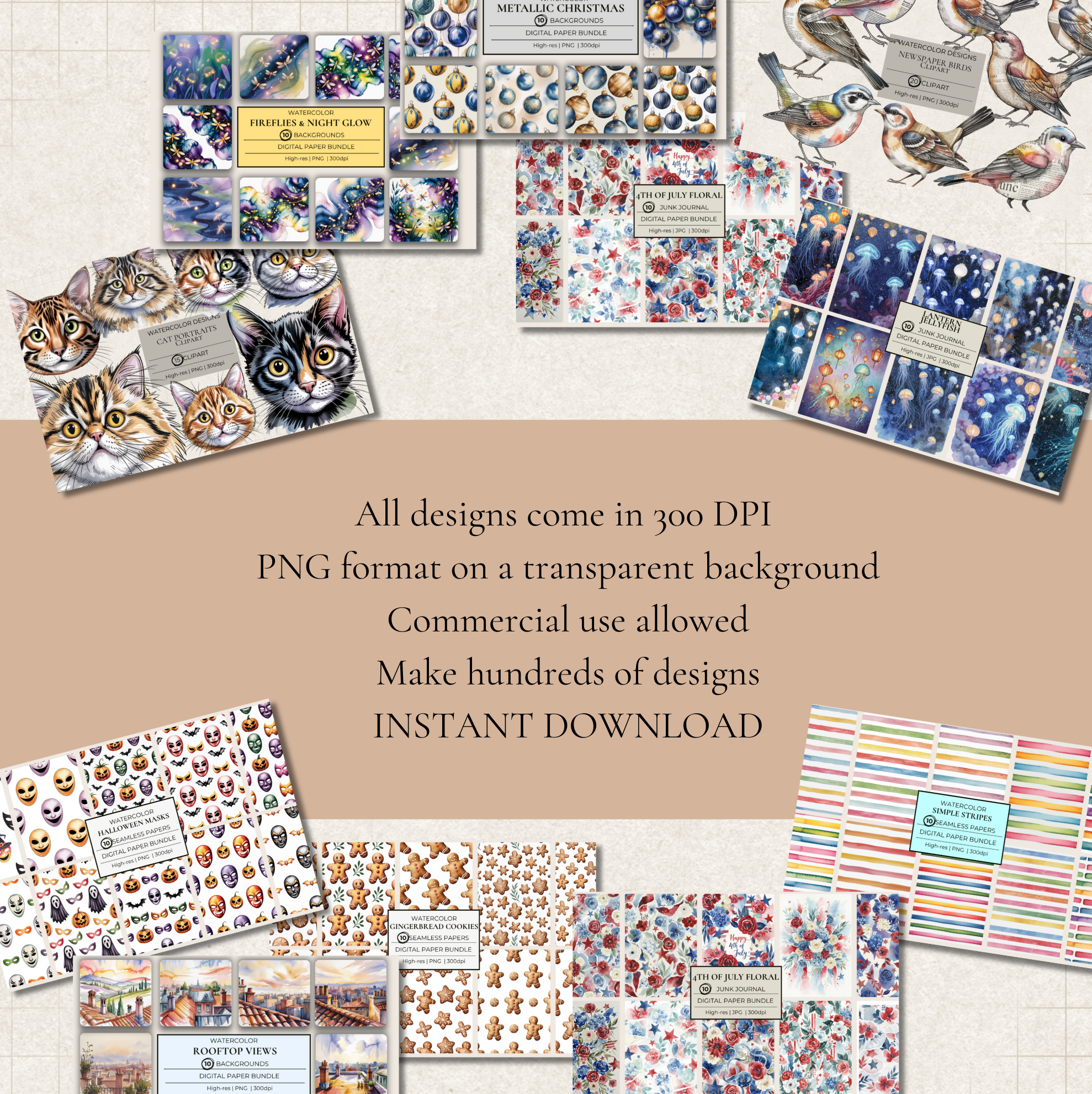 The Ultimate Creative Mega Bundle — 350+ Digital Packs!