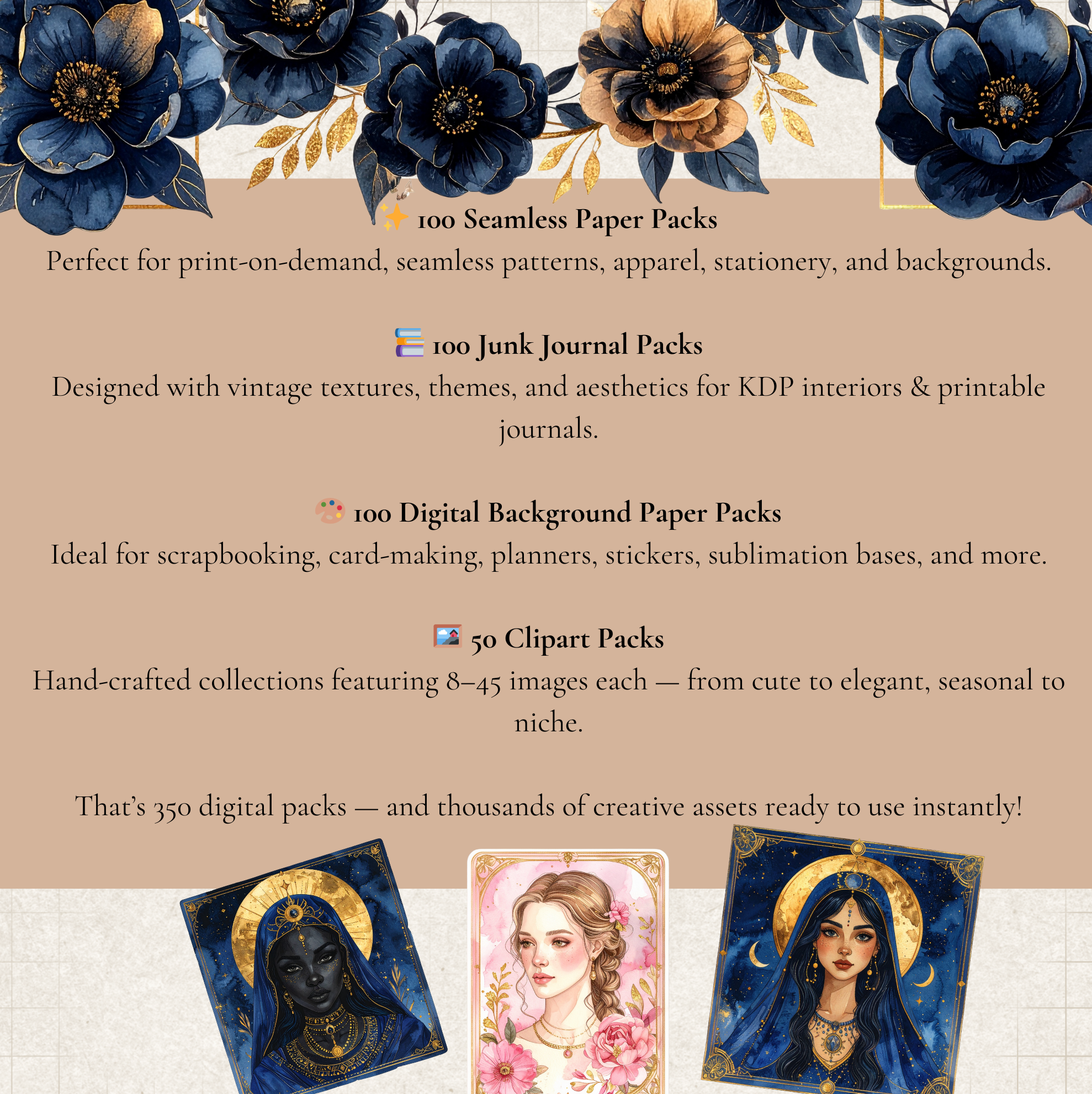 The Ultimate Creative Mega Bundle — 350+ Digital Packs!