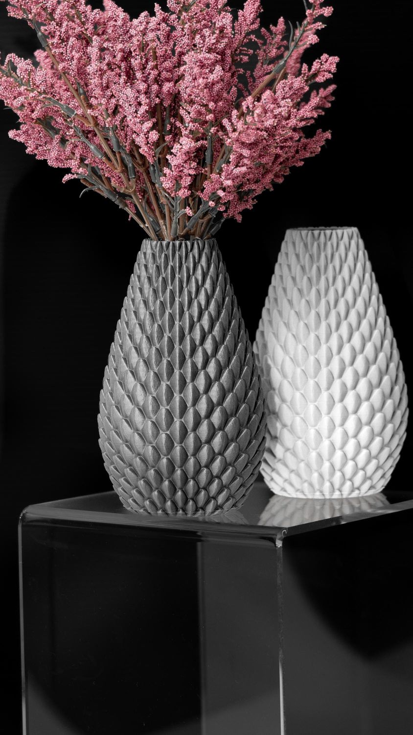 Unikali vaza Dragonscale – stilingas, ekologiškas ir ilgaamžis pasirinkimas jūsų interjerui