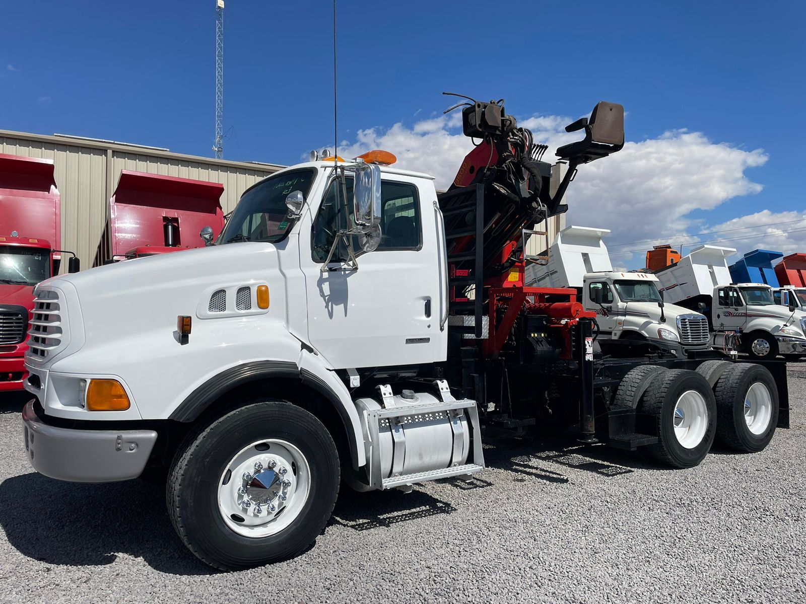 #2457 Camion Con Grua Sterling 2004 Motor Caterpillar C-12 Automatico 42,000lb Placas Estatales