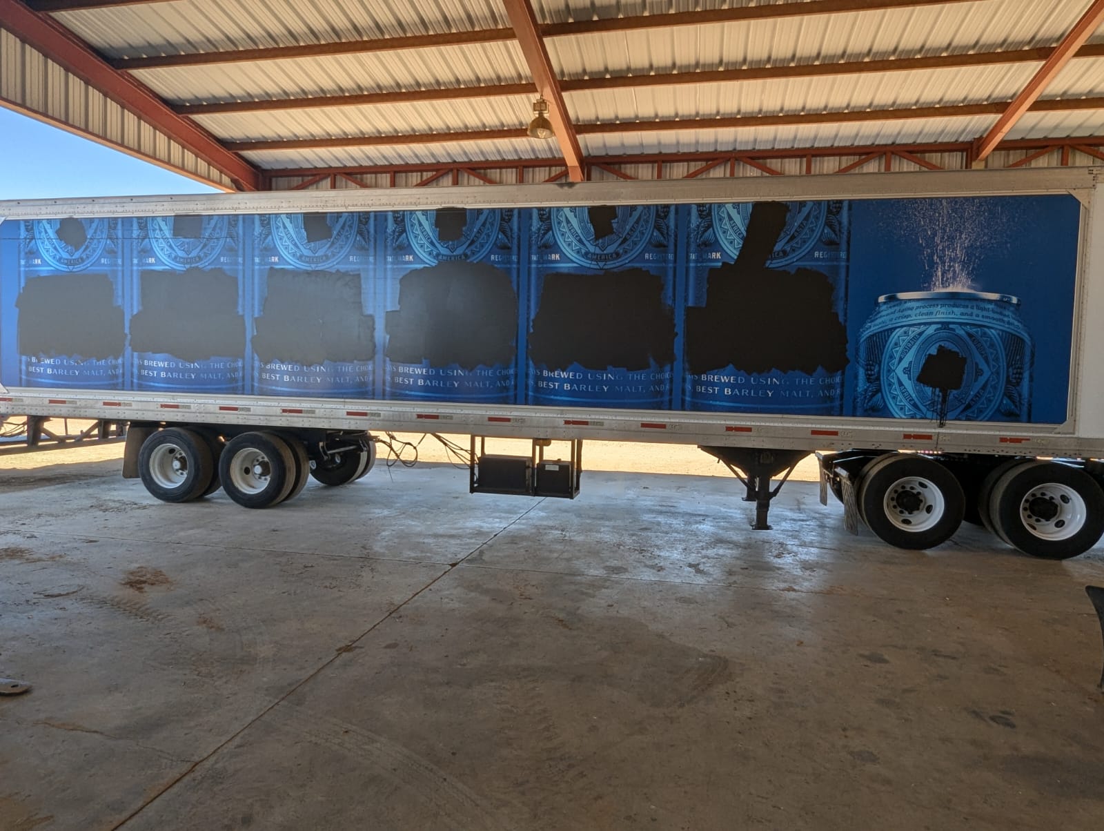 #1041 Caja Seca 45' Great Dane 2000 de Muelle Puerta de Cortina