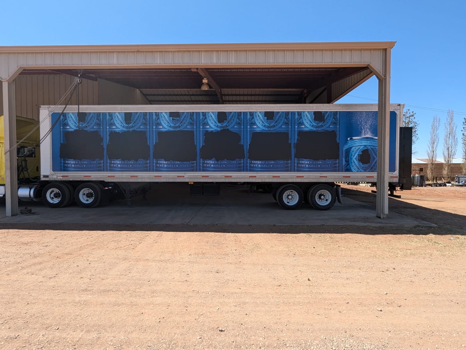 #1041 Caja Seca 45' Great Dane 2000 de Muelle Puerta de Cortina