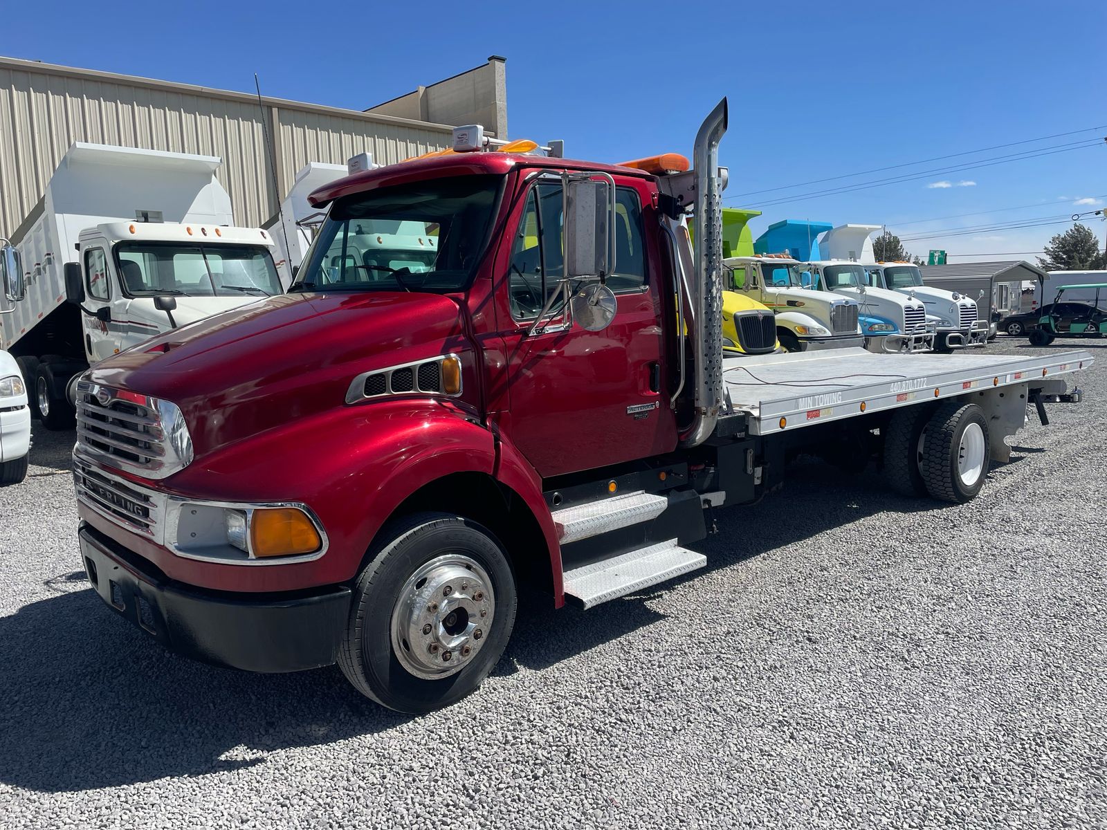 #1399 Camion Grua Sterling 2002 Motor Mercedez Benz Automatica 42,000lb