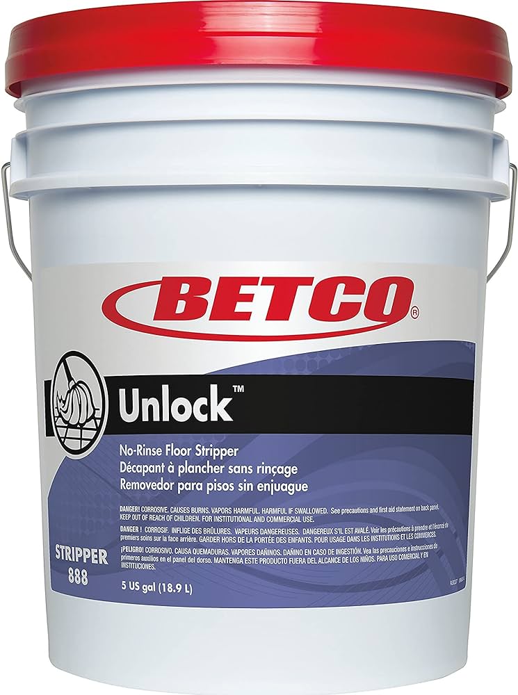 Betco Unlock Floor Stripper, 5 Gal. (8880500)