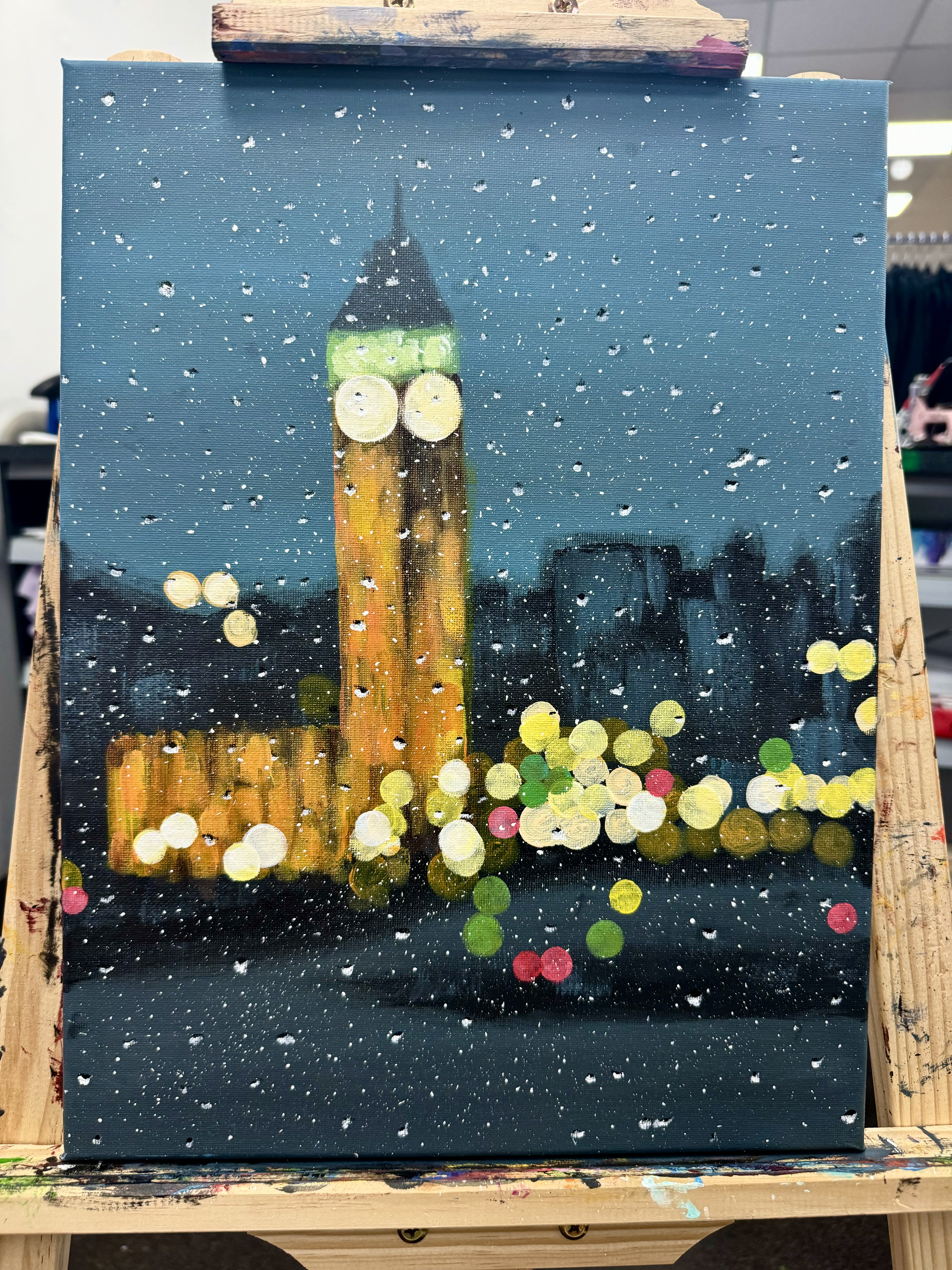 London in Rain