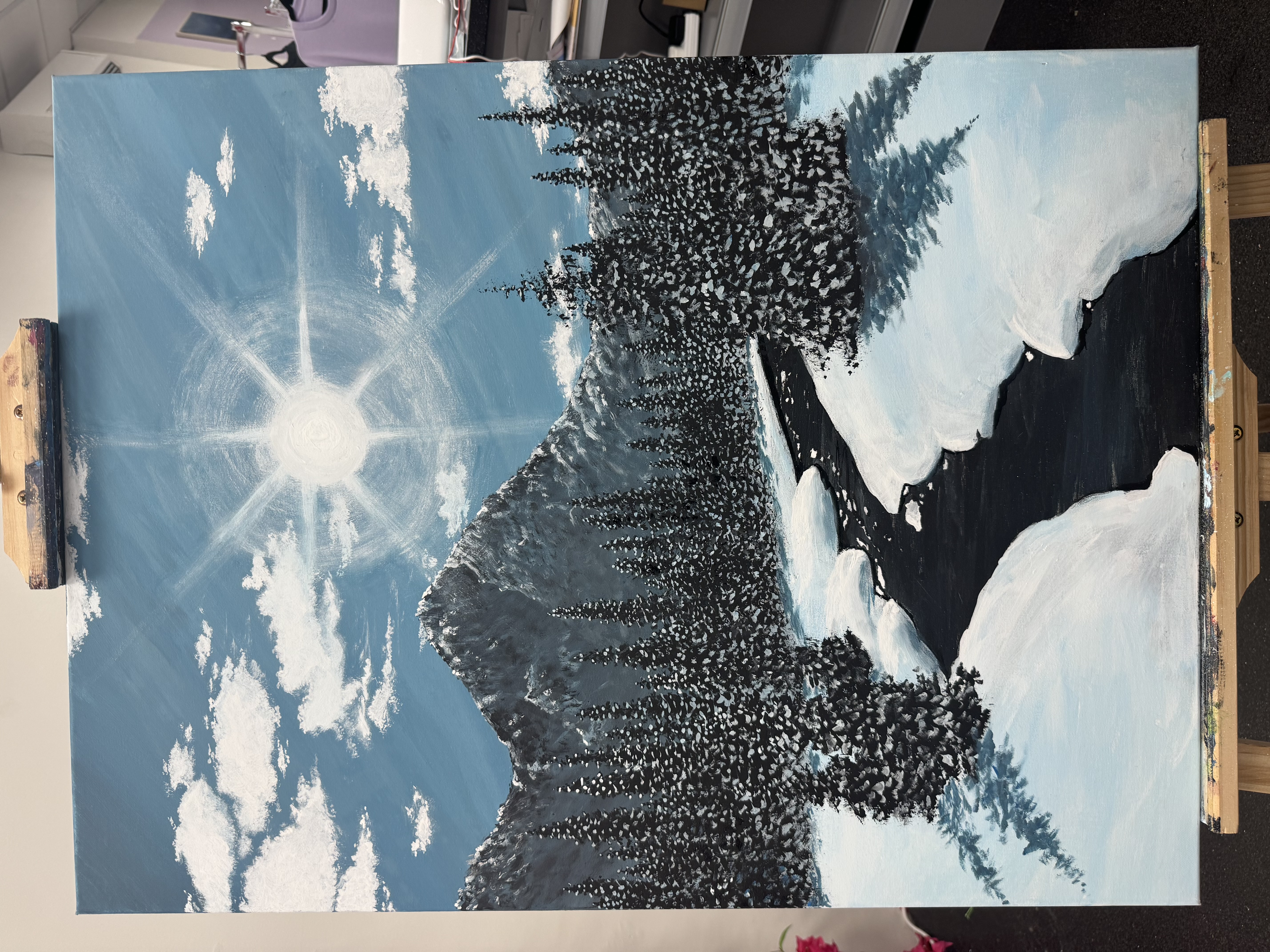 Winter Landscape Painting