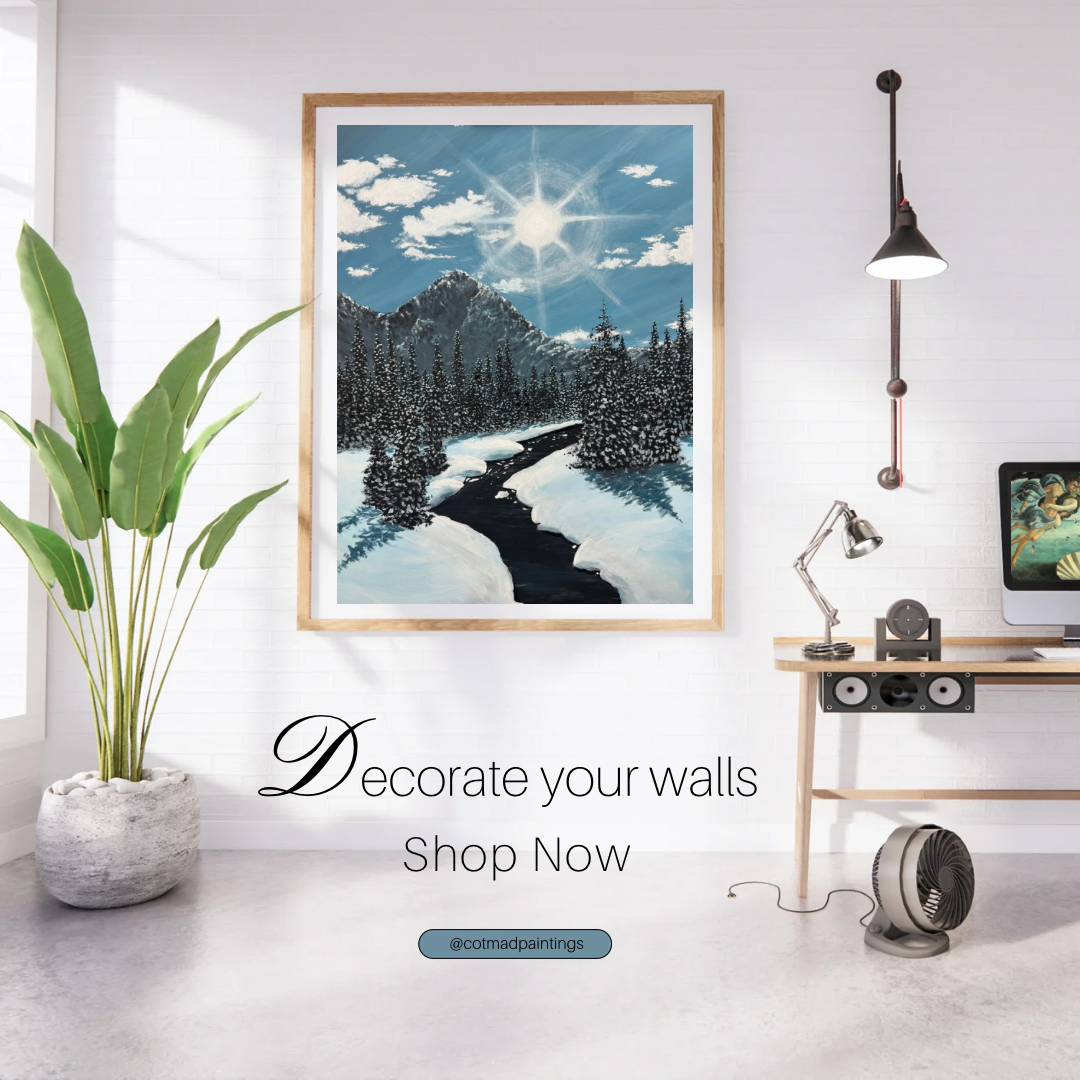 Winter Landscape Painting