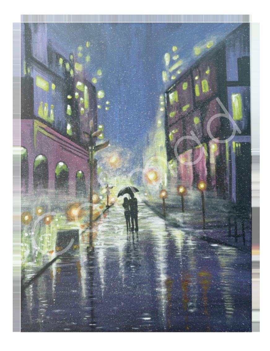 PRINT - Raint Night