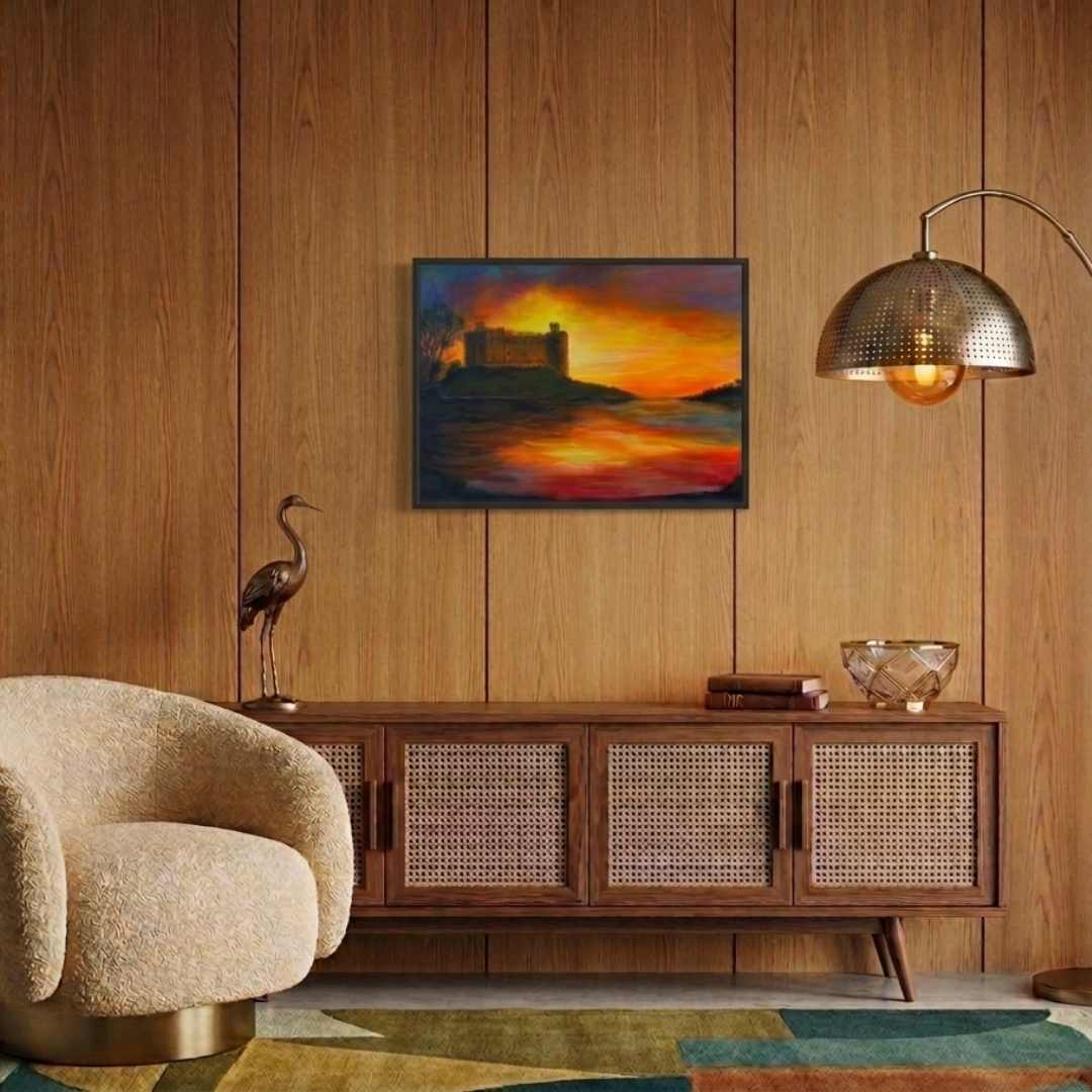 The Golden Bastion: Keptie Pond at Sunset