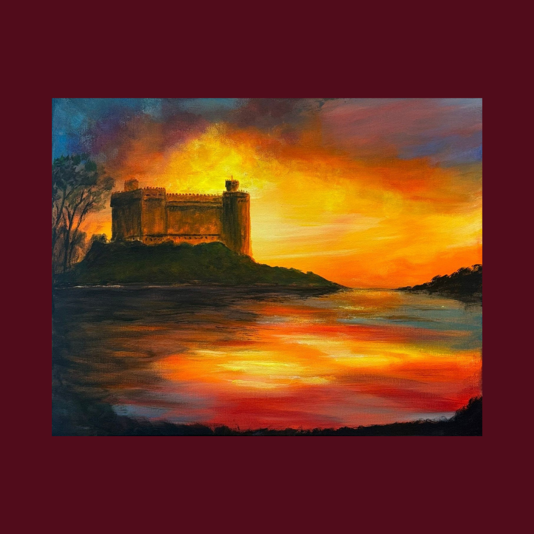 The Golden Bastion: Keptie Pond at Sunset