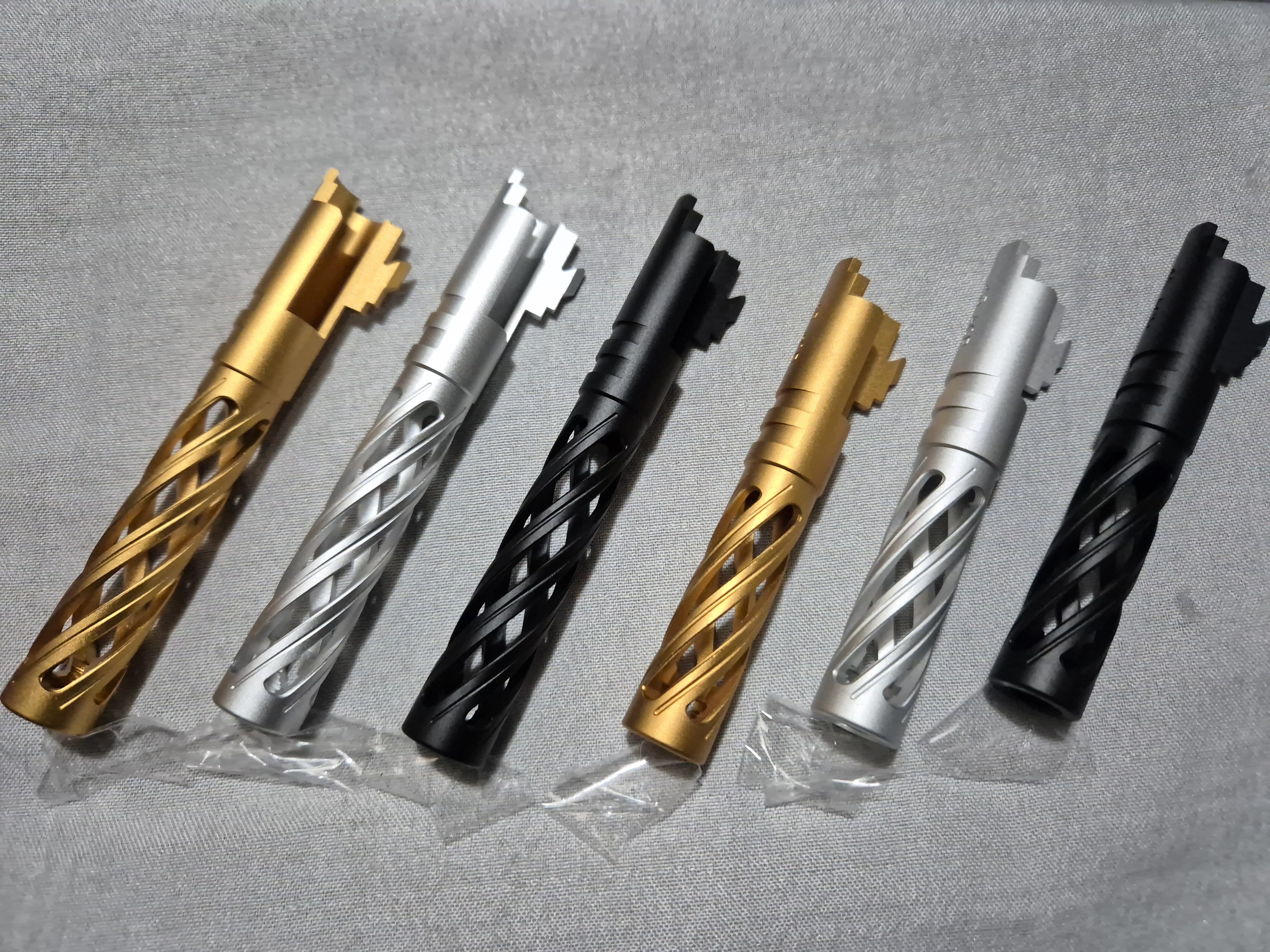 5KU Aluminum Threaded Hollow Outer Barrel For Marui TM 5.1 and 4.3 Hi-Capa GBBP Series (11mm CW)