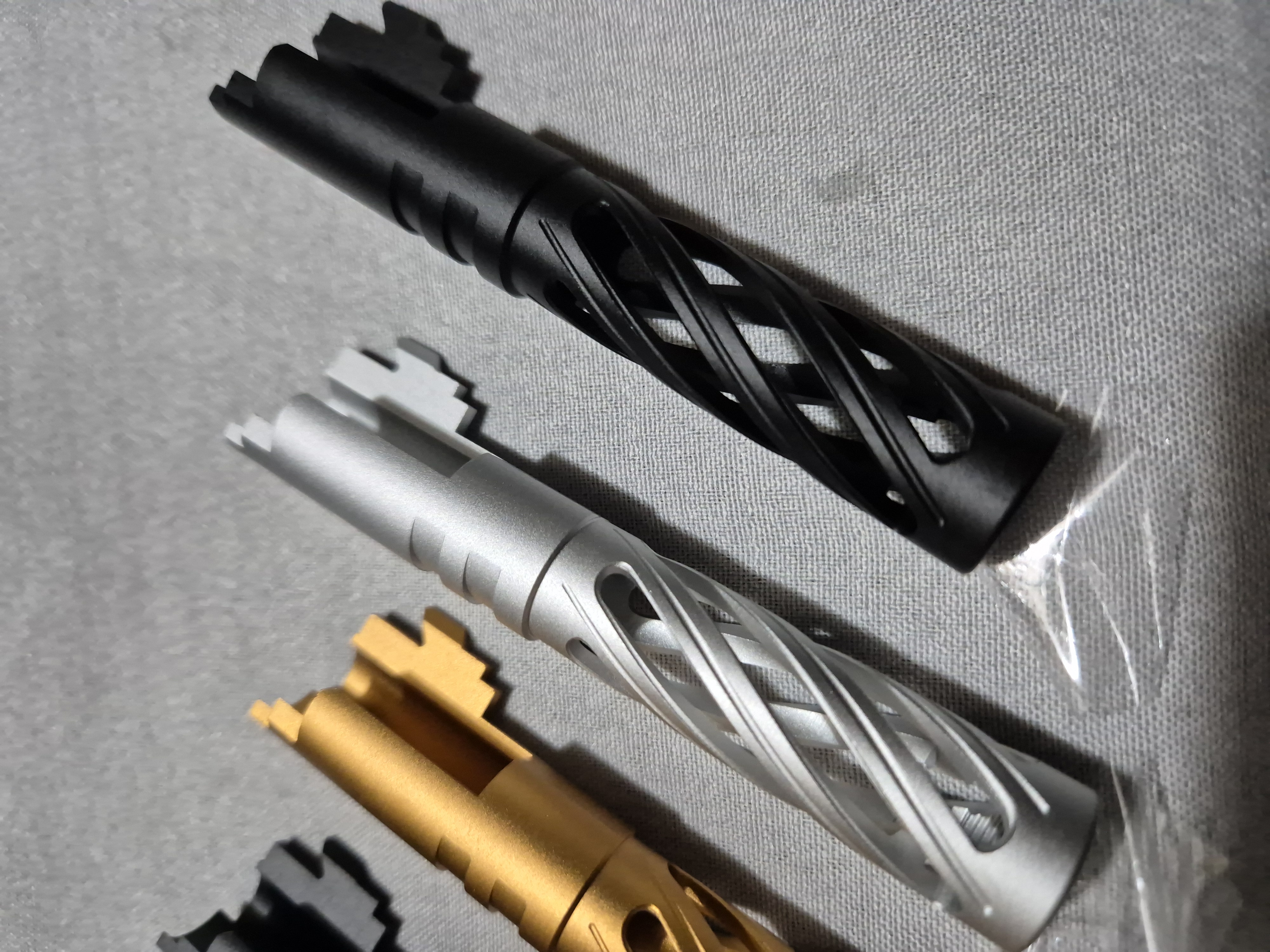 5KU Aluminum Threaded Hollow Outer Barrel For Marui TM 5.1 and 4.3 Hi-Capa GBBP Series (11mm CW)