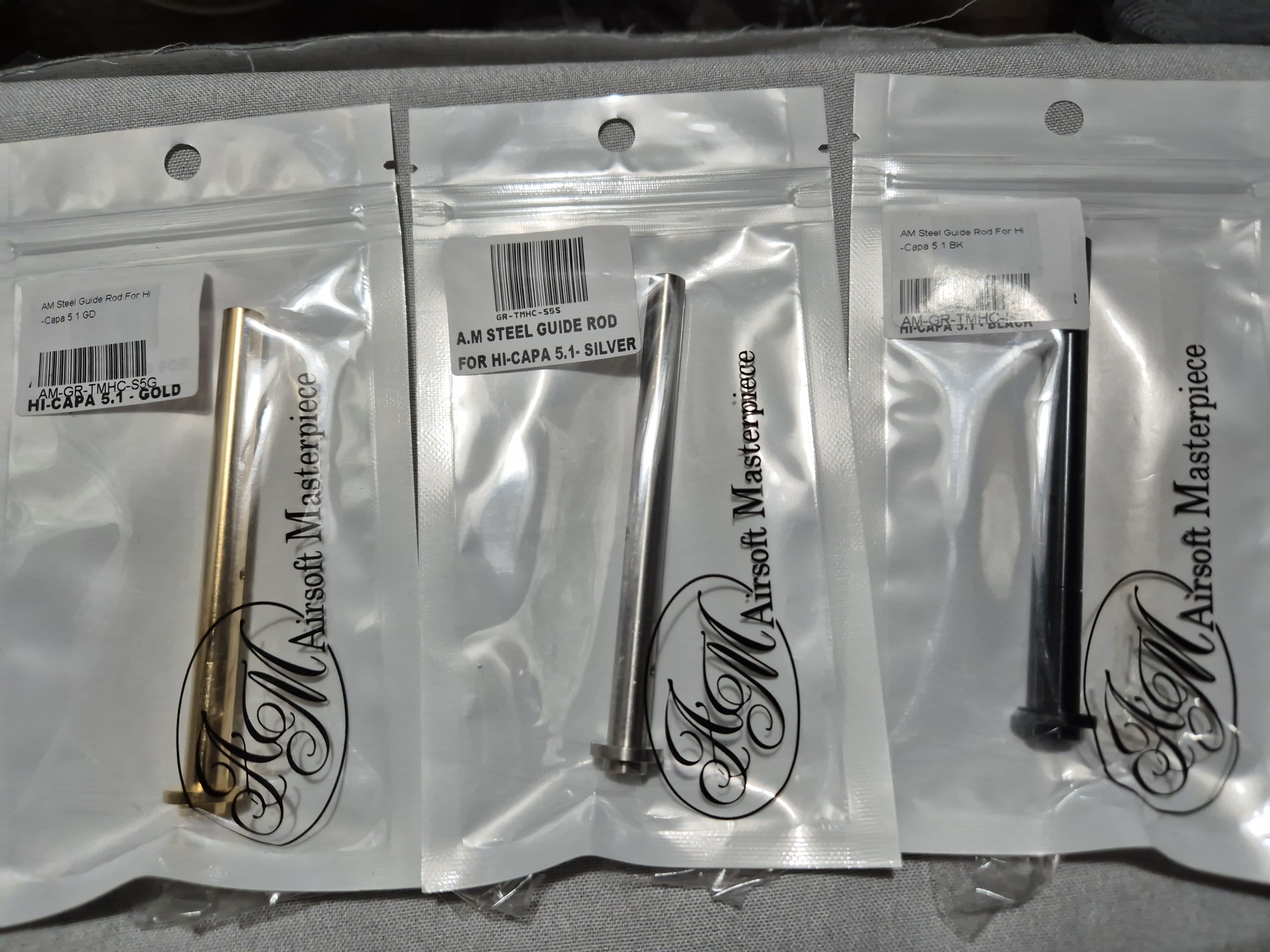 Airsoft Masterpiece AM 5.1 Steel Guide Rod For Tokyo Marui TM Hi-Capa 4.3 GBBP