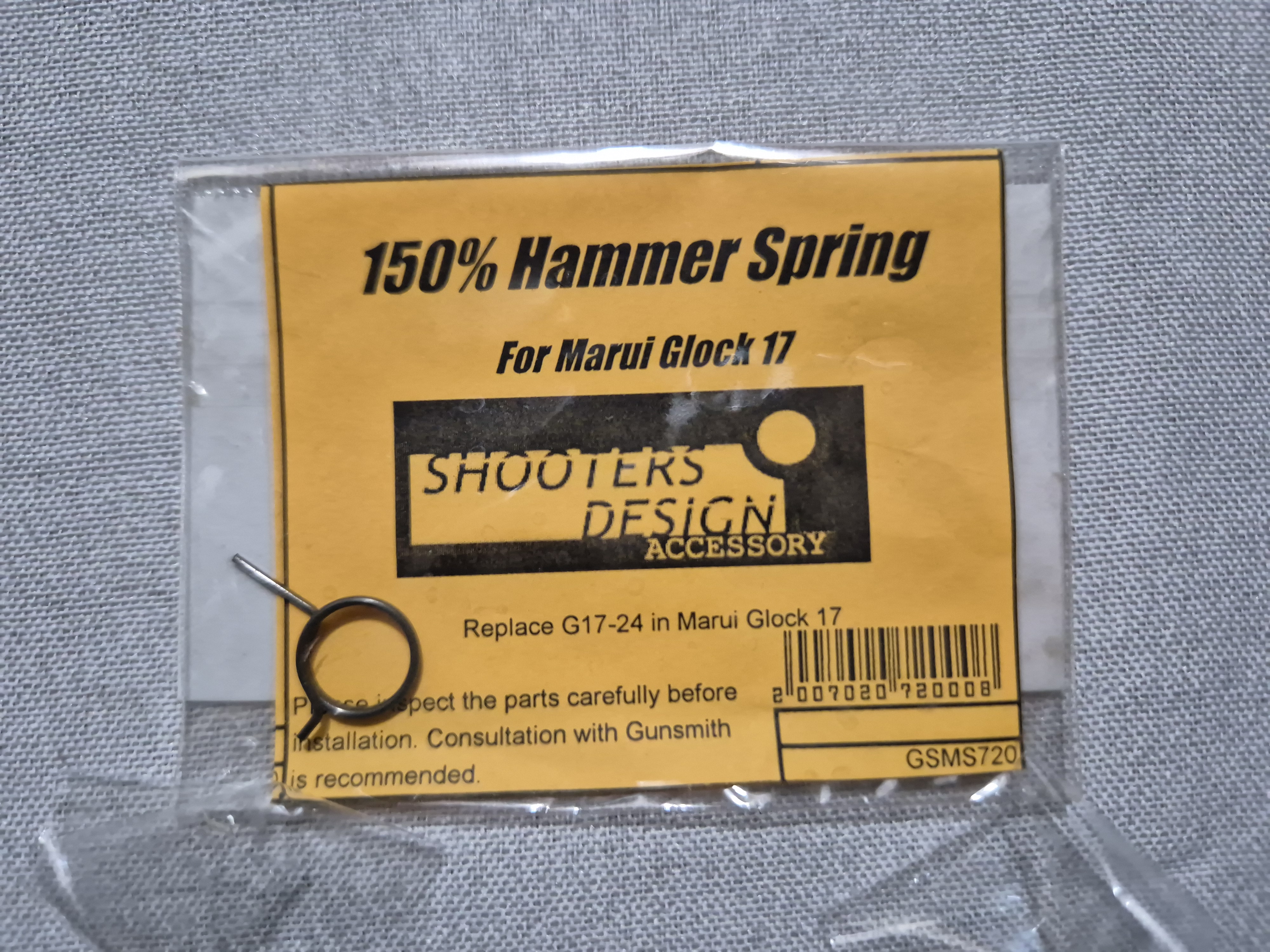 Shooters Design Reinforced Hammer Spring For TM G17/ G18C (150%)