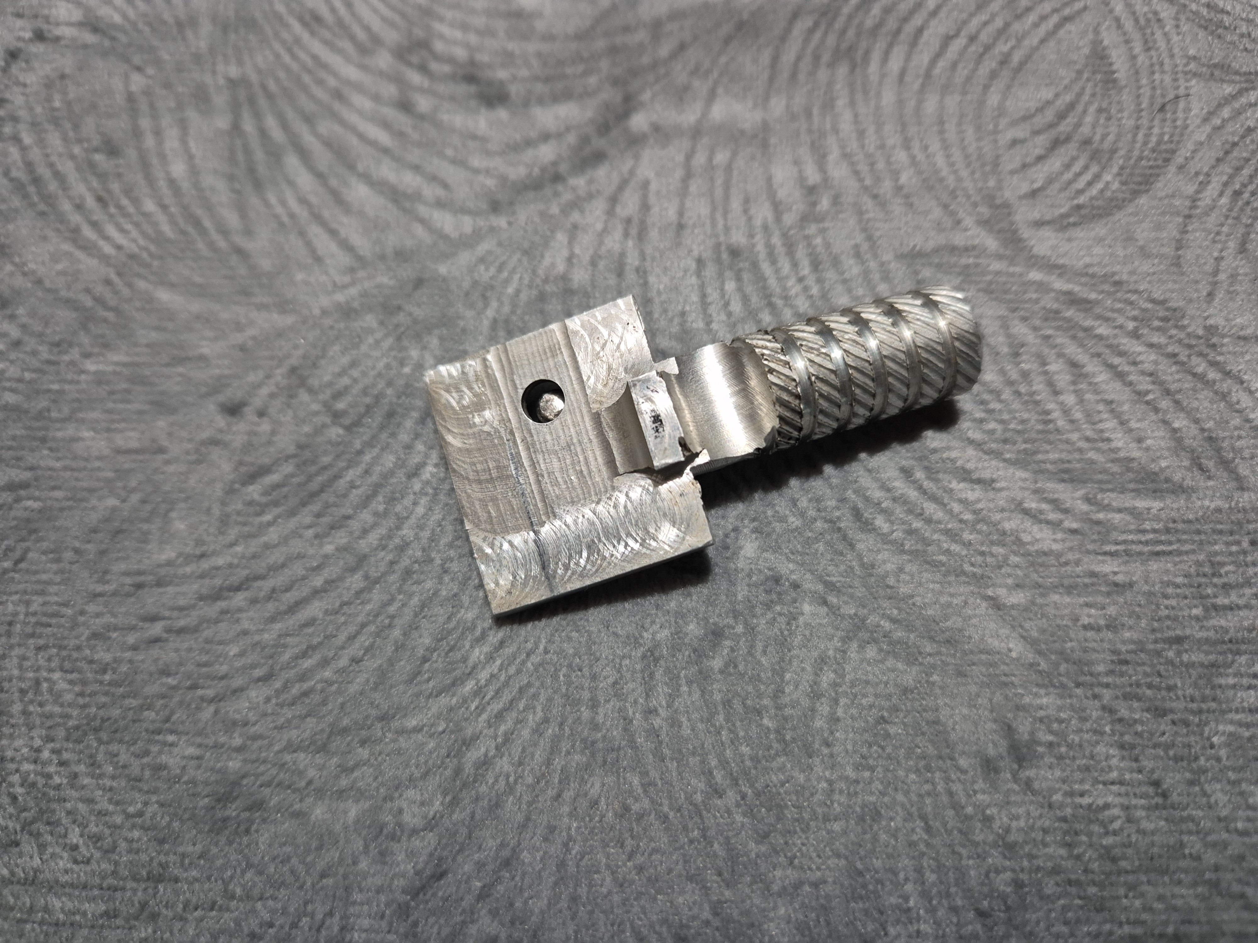 Aluminum Cocking Handle for 5.1 Bomar Type rearsight slot wtih screw