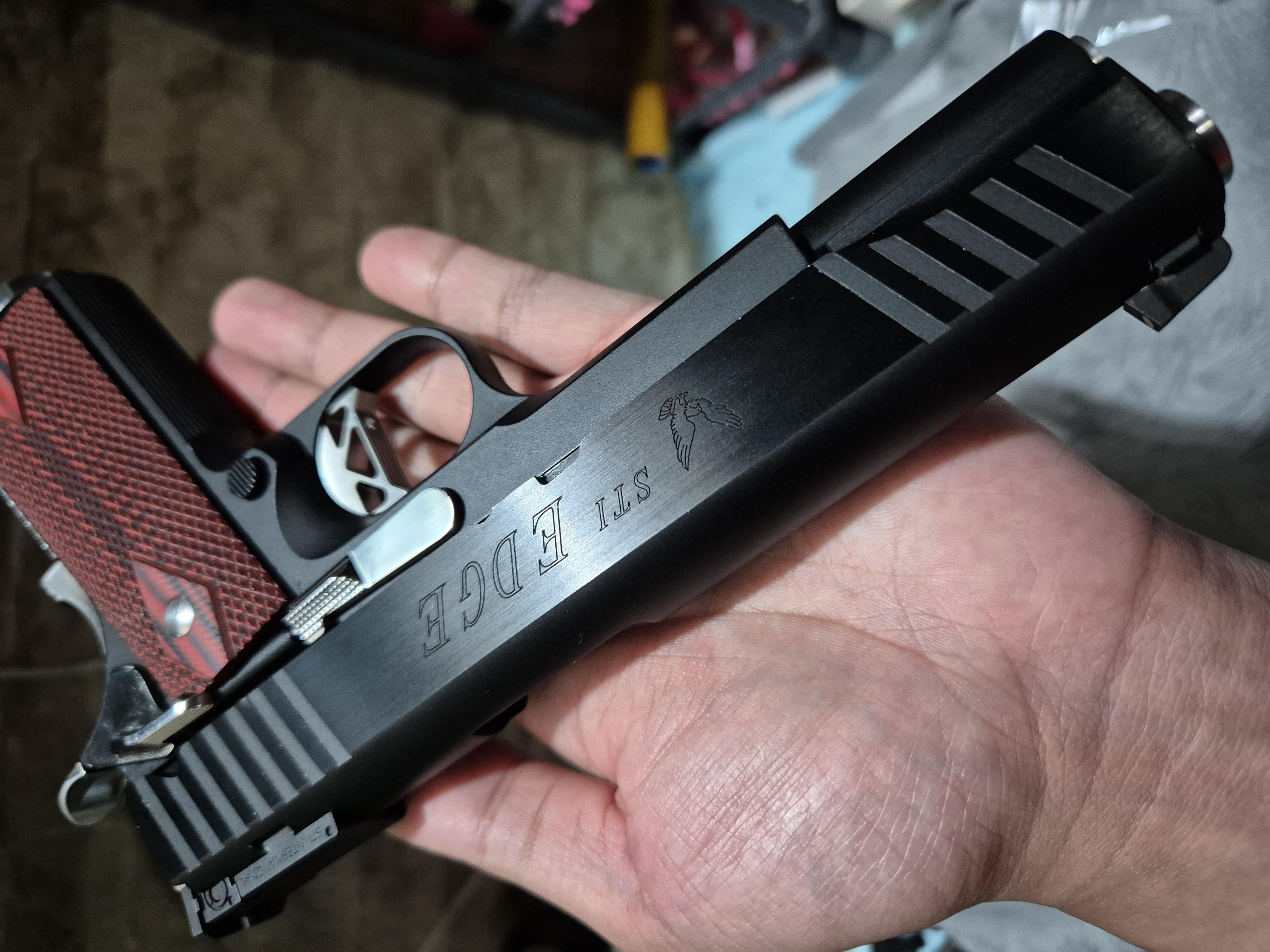 Nova STI Eagle Edge Custom 1911 with Nighthawk Frame