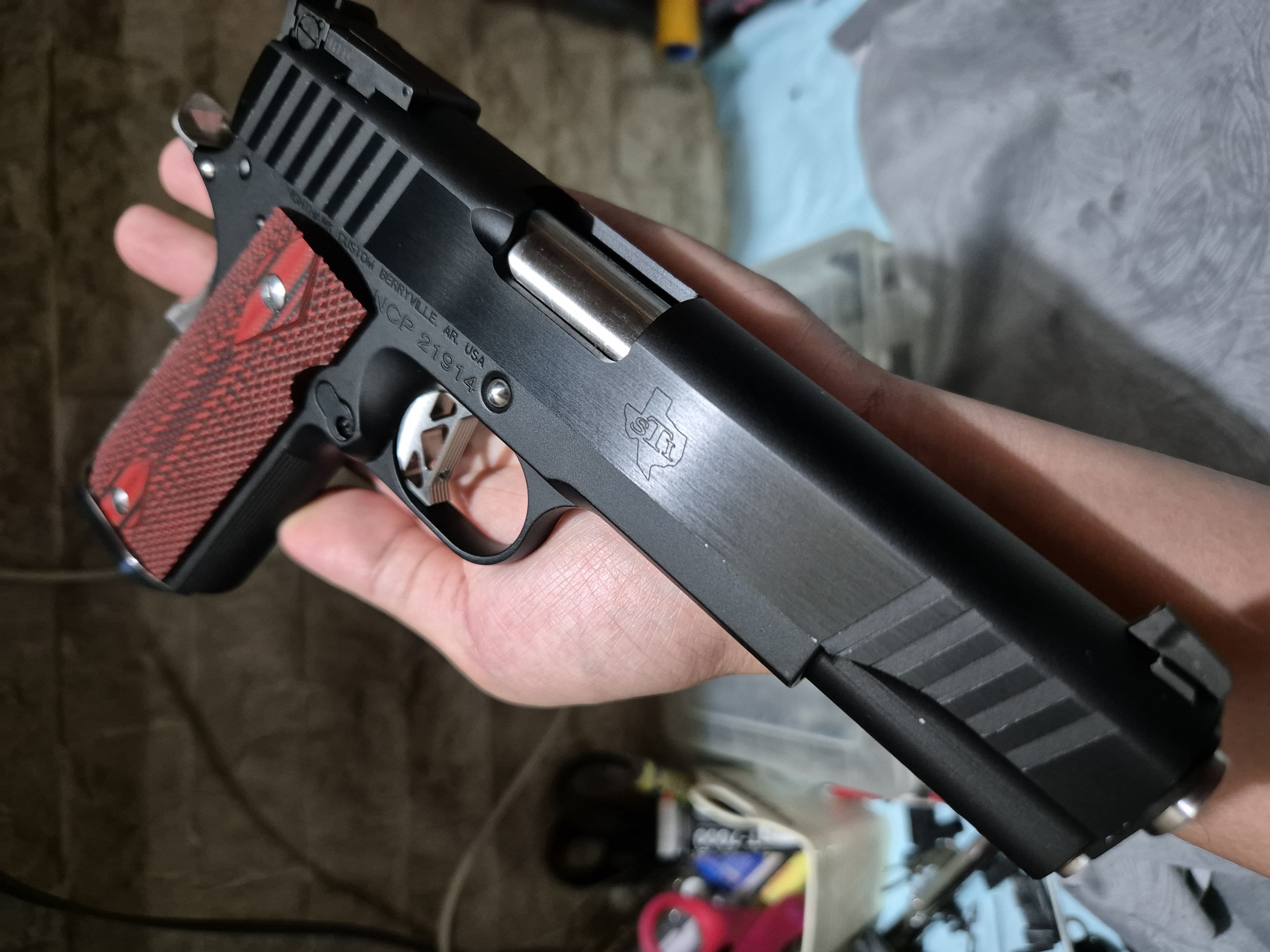 Nova STI Eagle Edge Custom 1911 with Nighthawk Frame