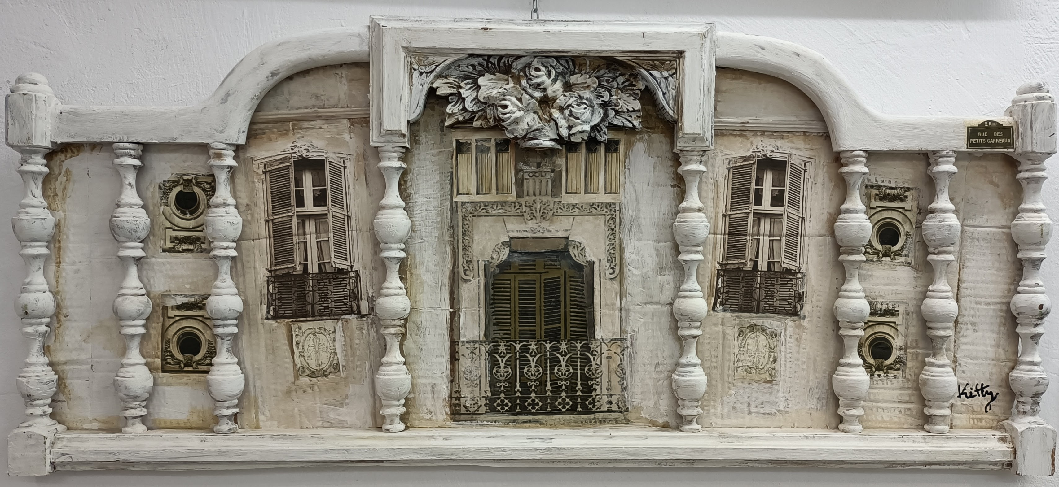 French Vintage Facade Wall Art