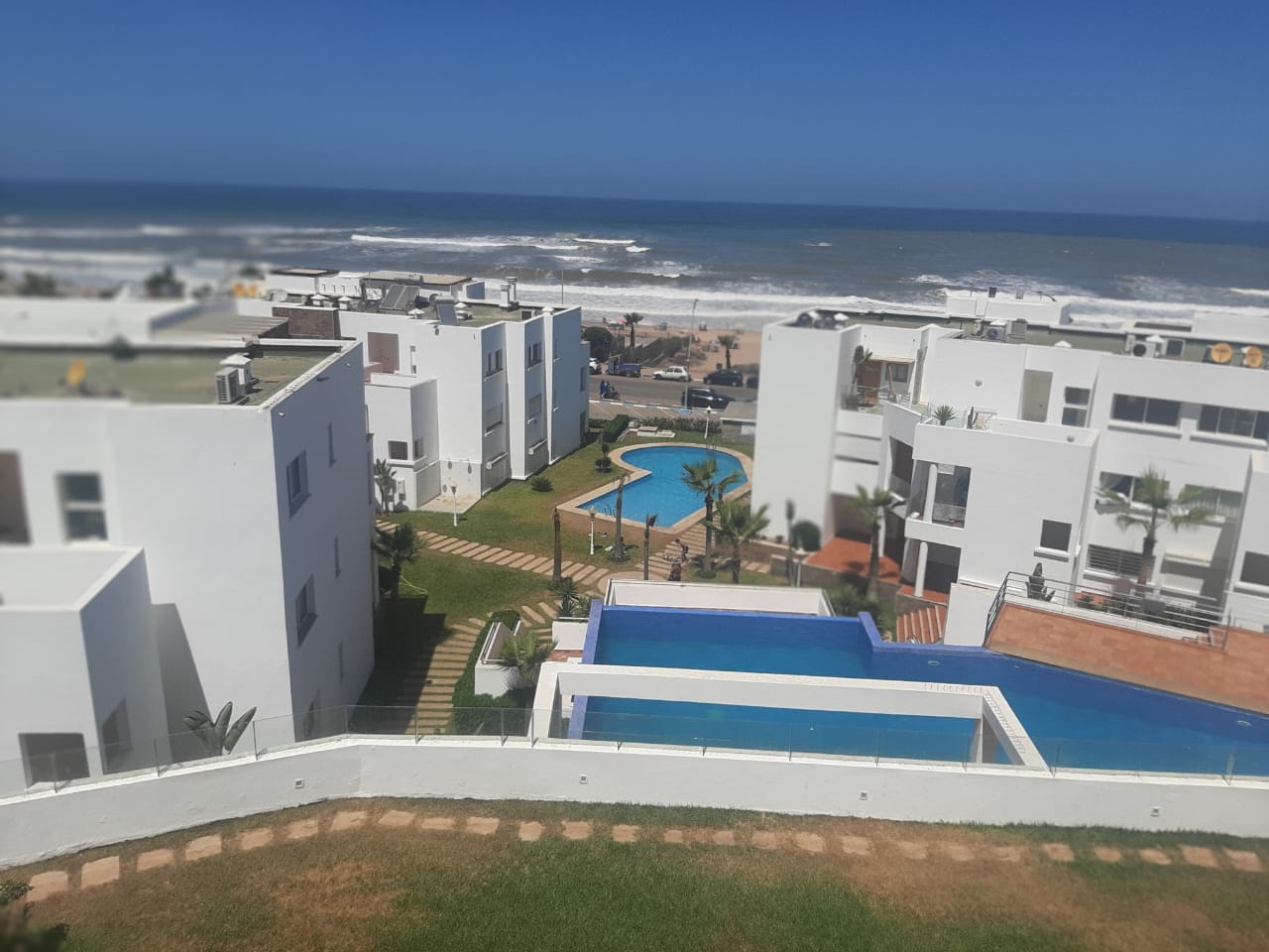 A louer appt N M 3 ch vue sur mer