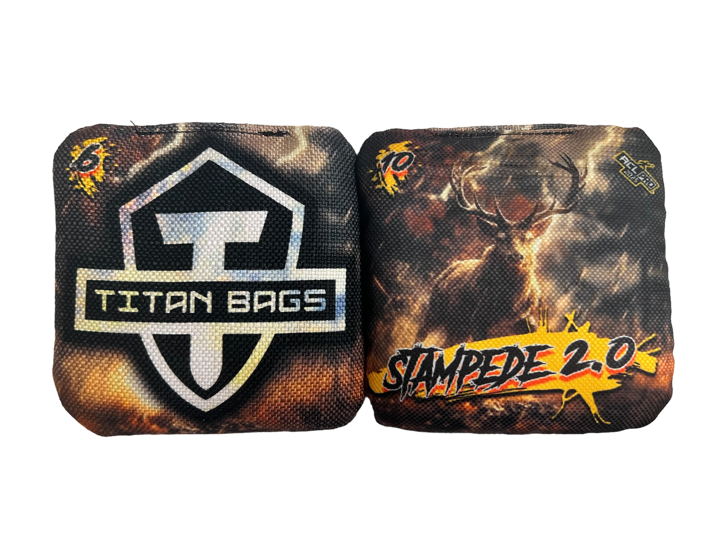 Titan Stampede 2.0 – 2025 ACL PRO patvirtinti  maišeliai – 4 vnt. rinkinys