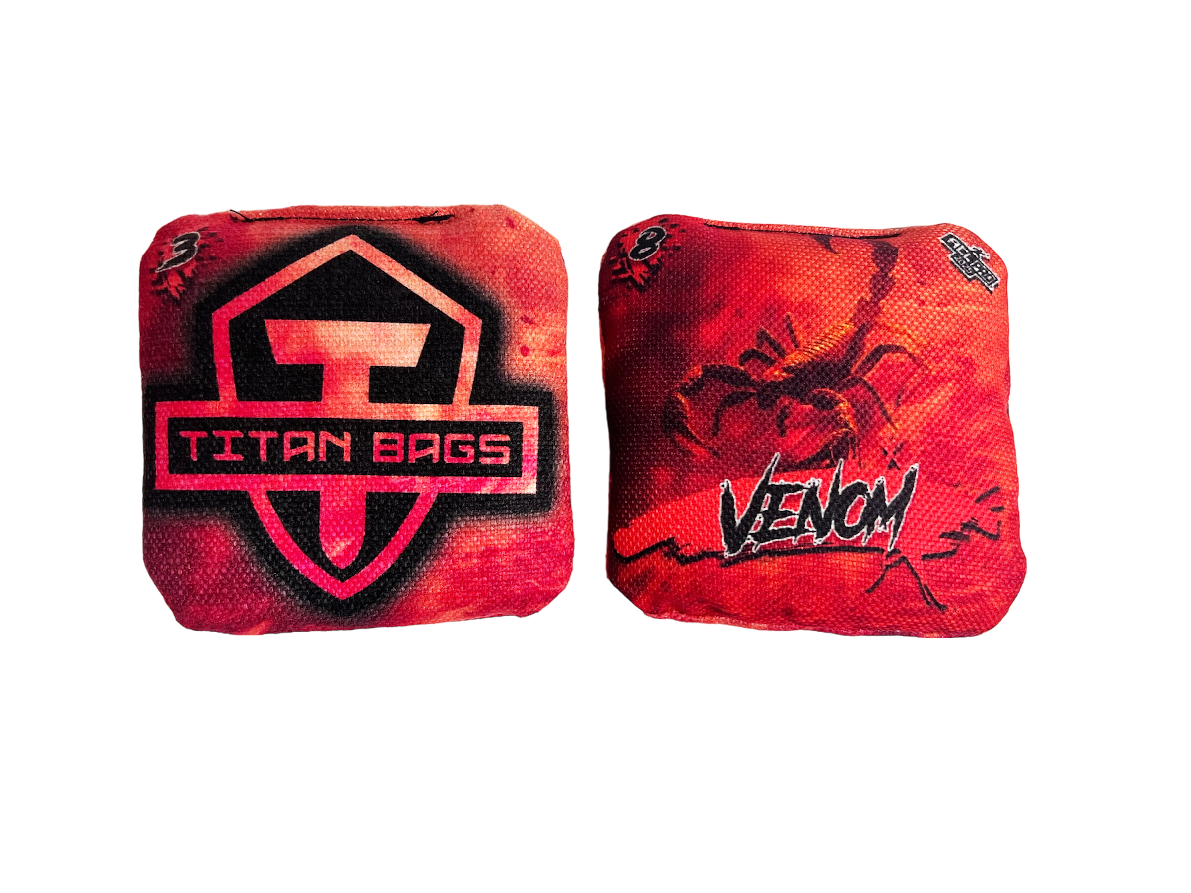 Titan Venom – 2025 ACL PRO patvirtinti maišeliai – 4 vnt. rinkinys