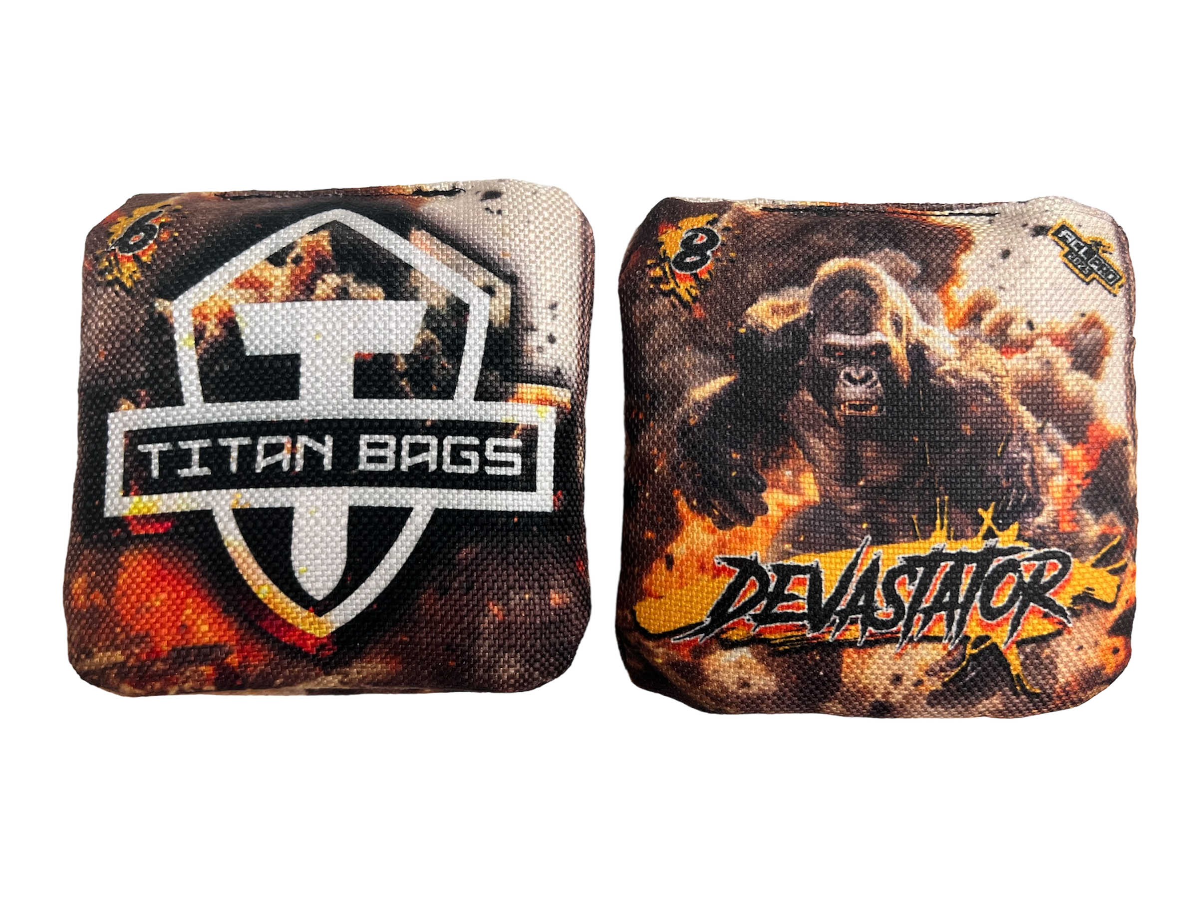 Titan Devastator – 2025 ACL PRO patvirtinti maišeliai – 4 vnt. rinkinys