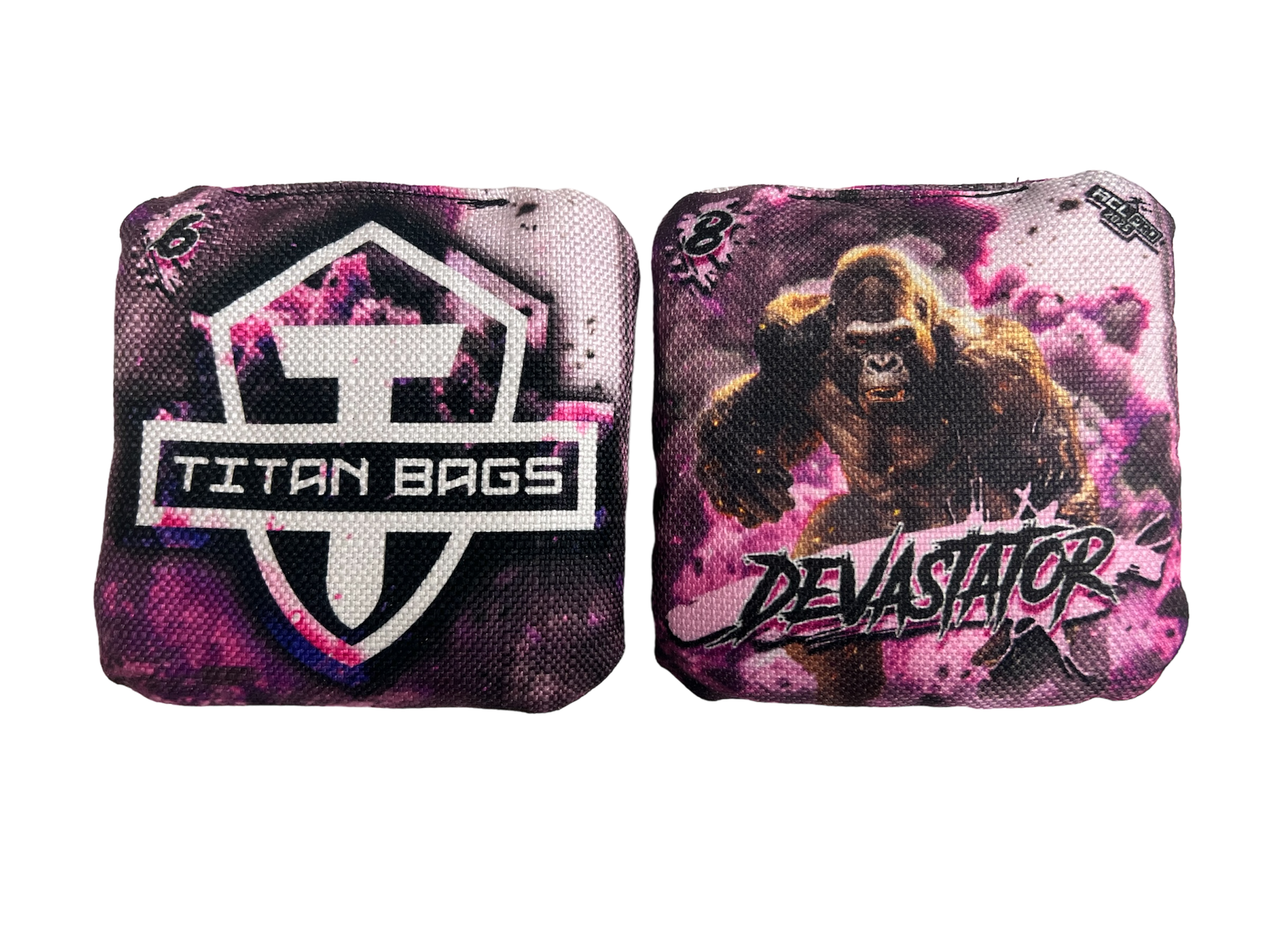 Titan Devastator – 2025 ACL PRO patvirtinti maišeliai – 4 vnt. rinkinys