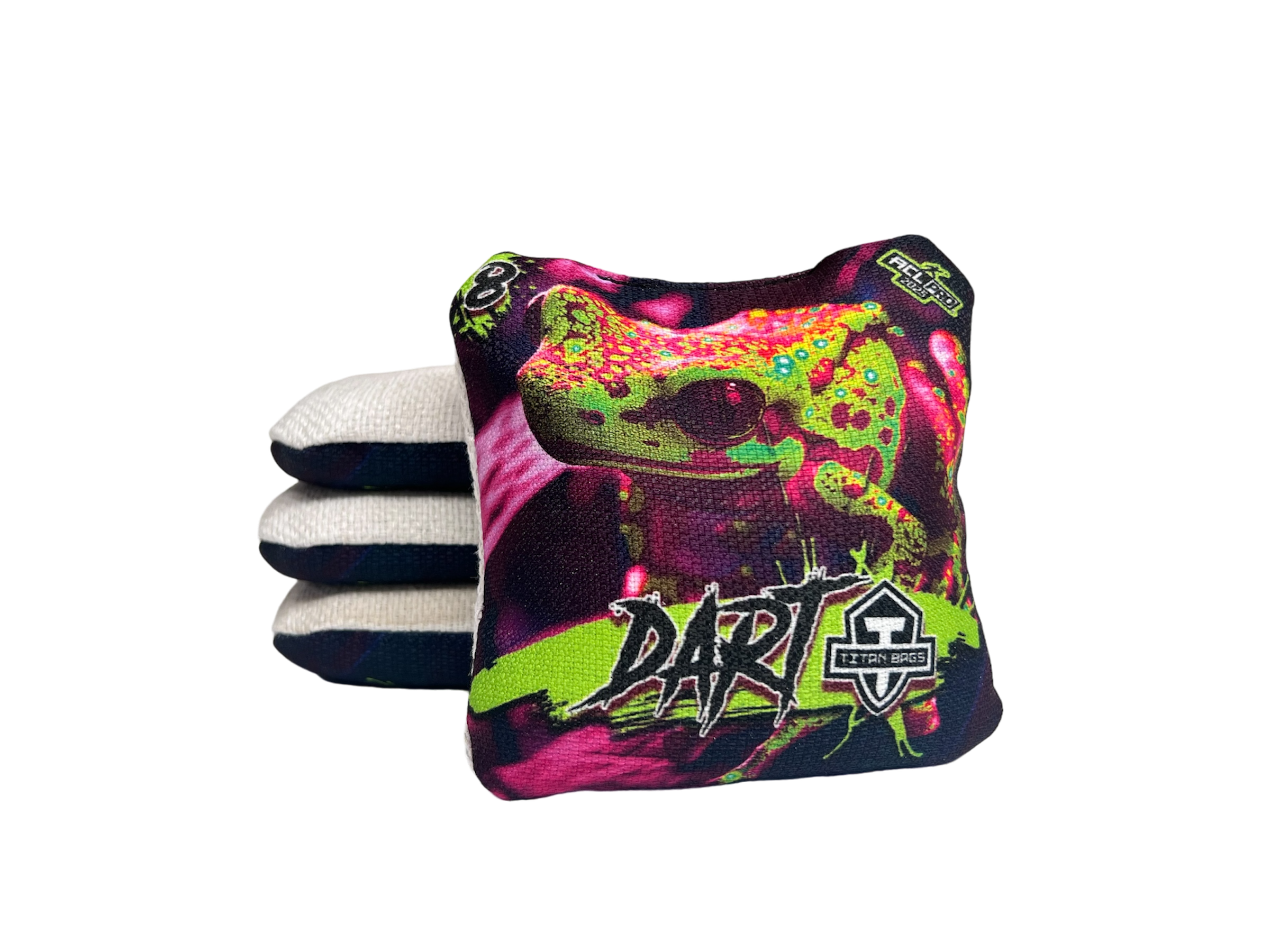 Titan Dart – 2025 ACL PRO patvirtinti maišeliai – 4 vnt. rinkinys