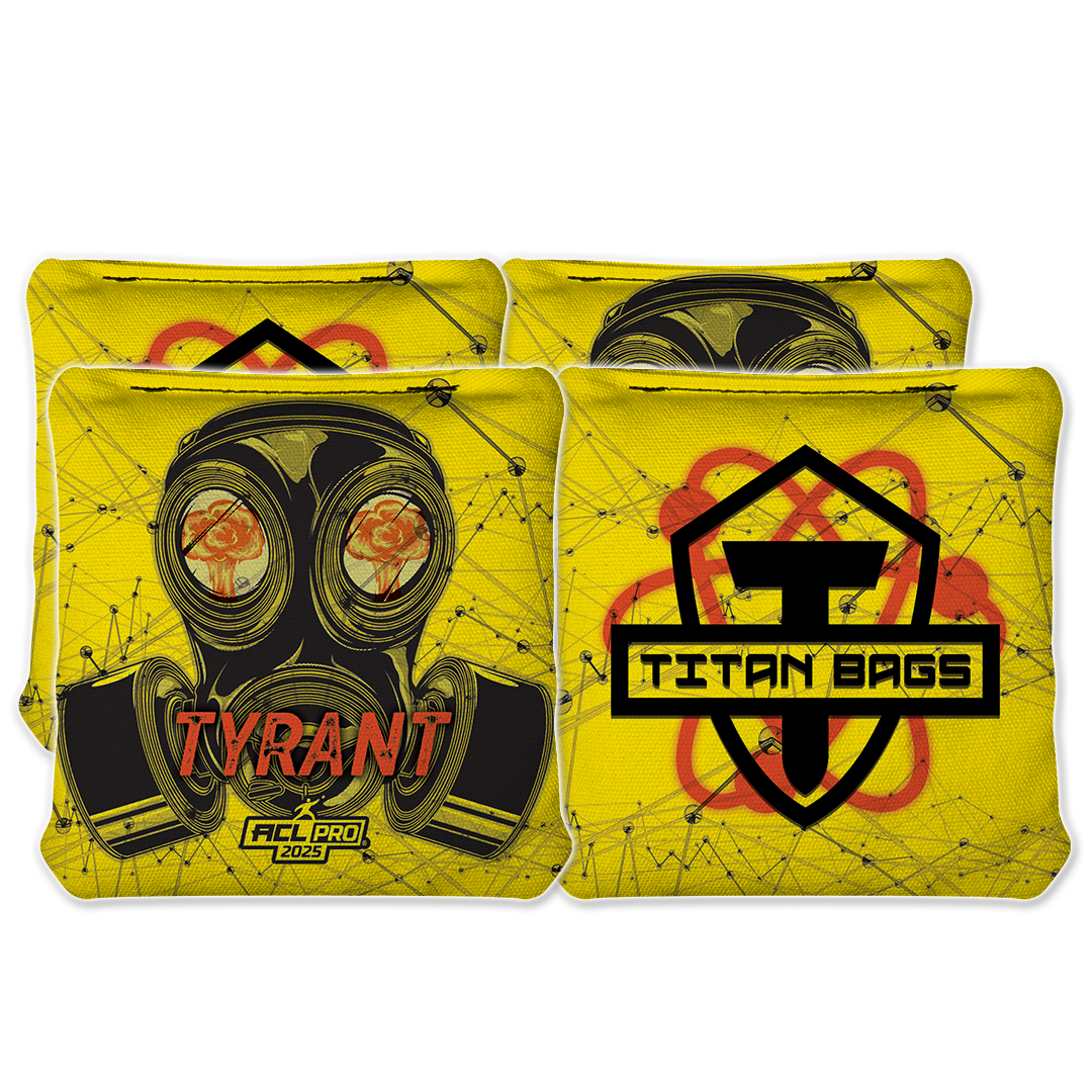 Tyrant Wasteland – ACL patvirtinti Cornhole maišeliai – 4 vnt. rinkinys