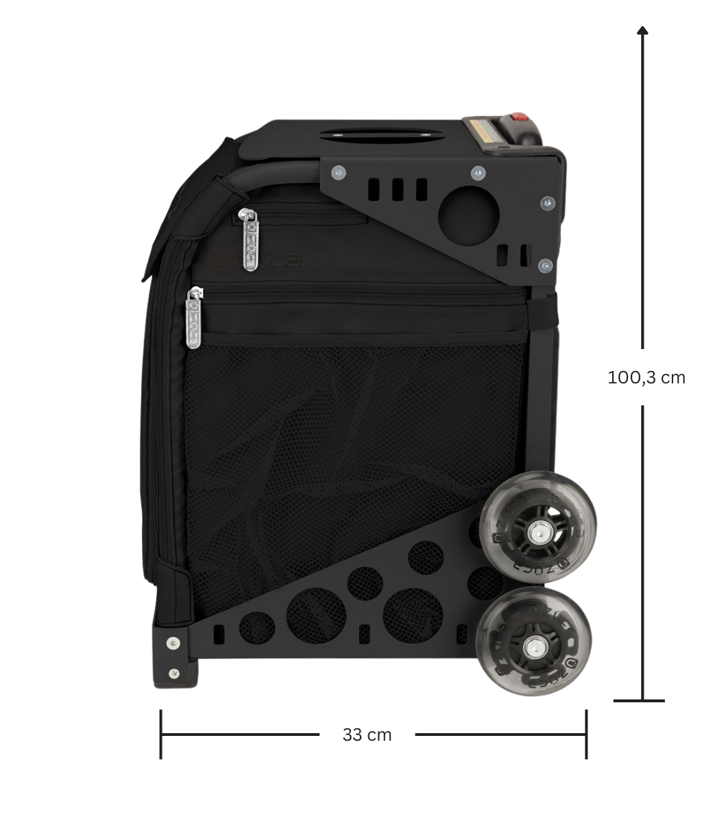 ZÜCA Cornhole Sport, Juodas – praktiškas ir stilingas riedantis krepšys