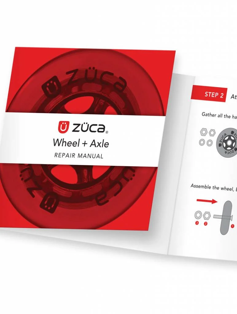 ZÜCA remonto rinkinys, ratukas ir ašis (Sport modeliui)