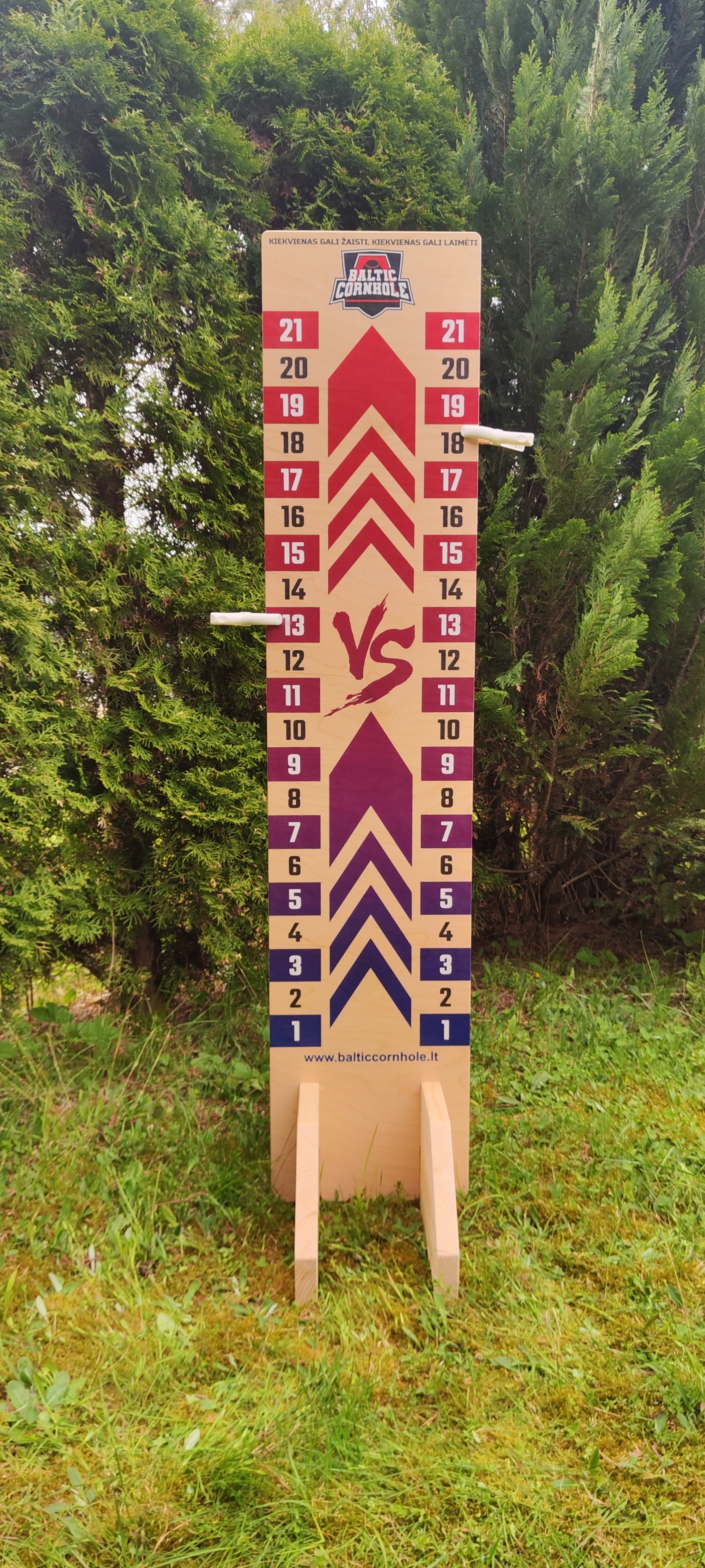 BalticCornhole taškų skaičiavimo stovas