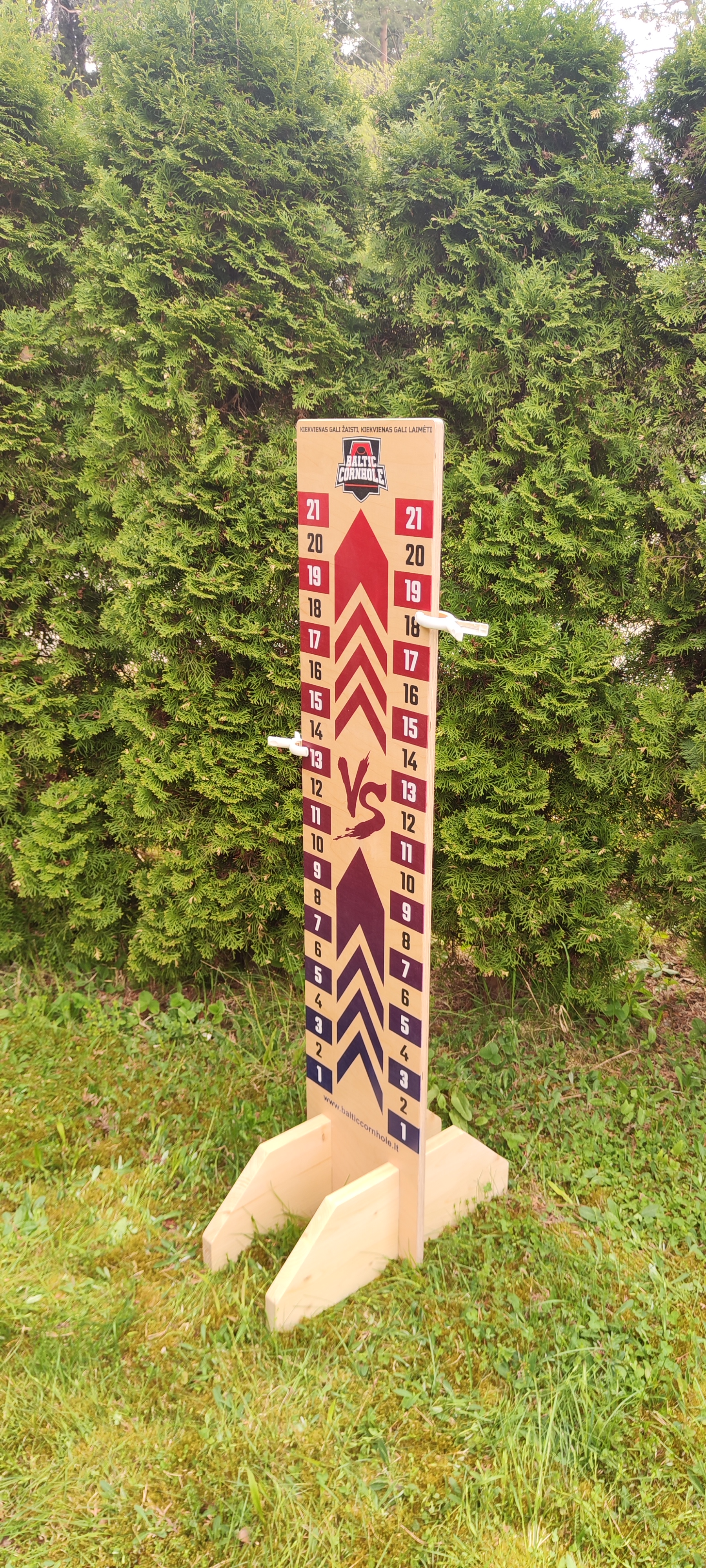 BalticCornhole taškų skaičiavimo stovas