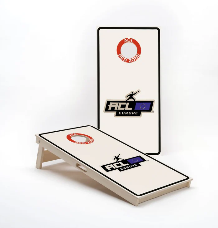 ACL Europe oficialios varžybinės „Comp“ klasės cornhole lentos