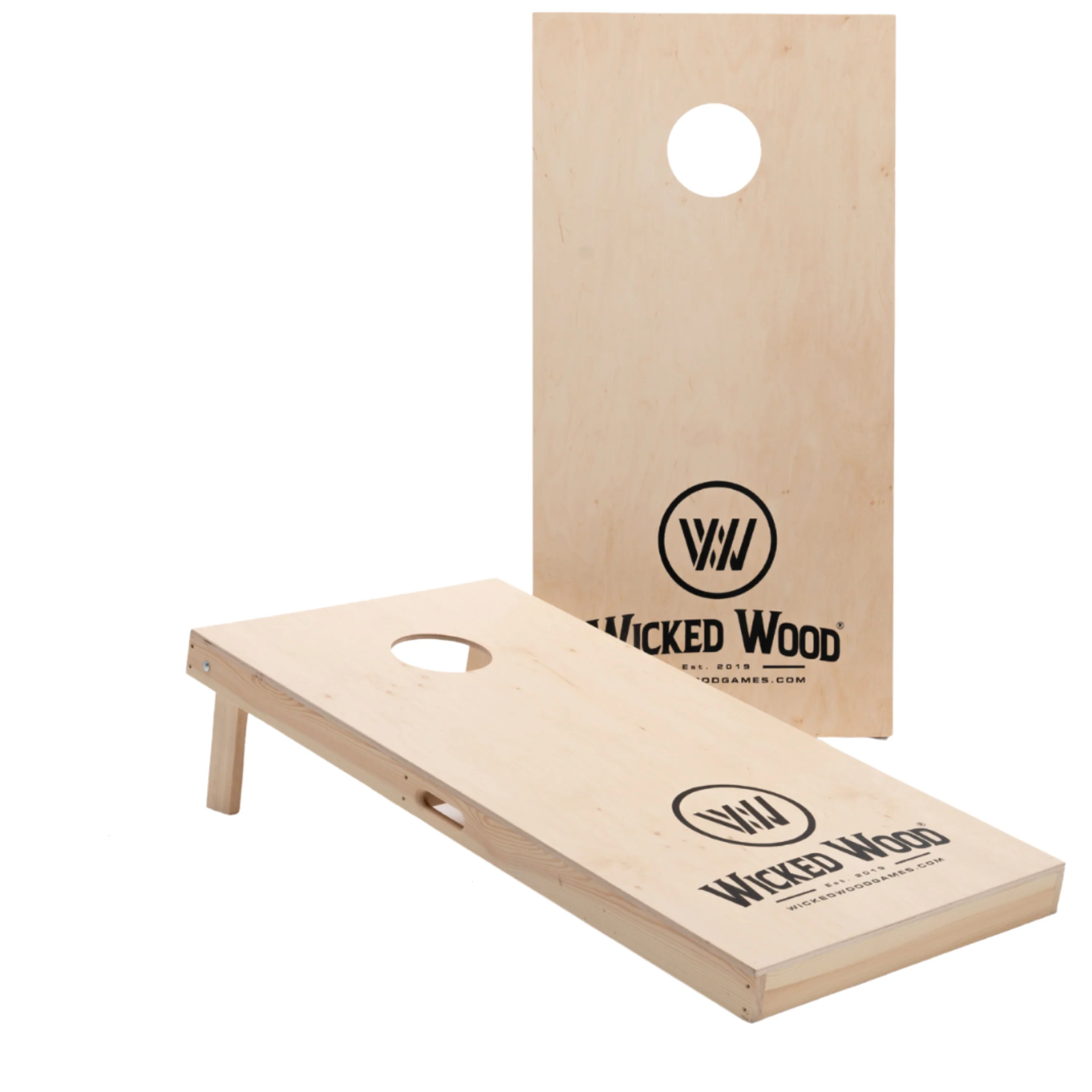 Žaidimo lenta (ACL Rec) 120x60 - su „Wicked Wood Logo“.