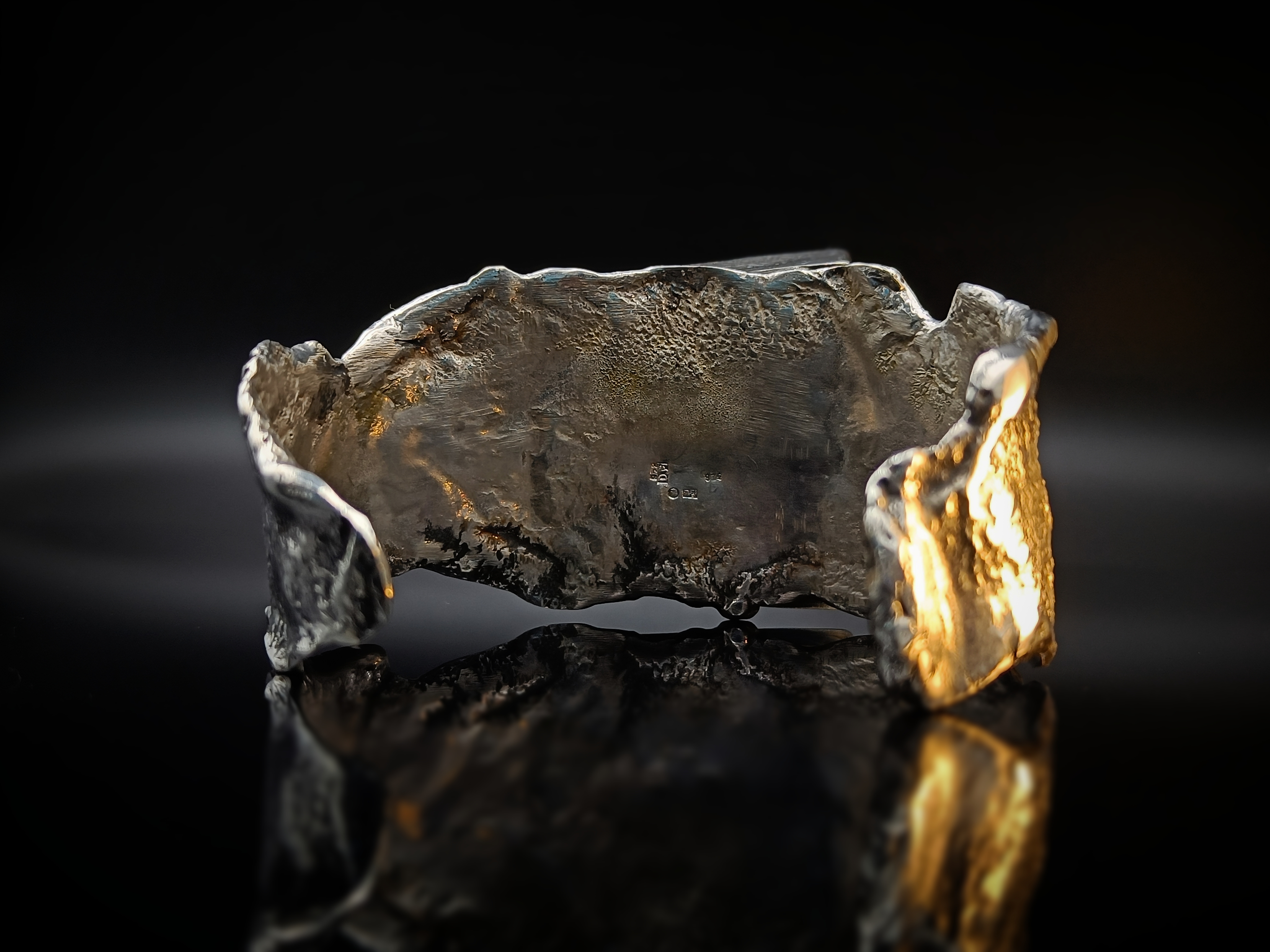 Bransoleta. Naturalny bursztyn bałtycki i srebro próby 925. Unikat.