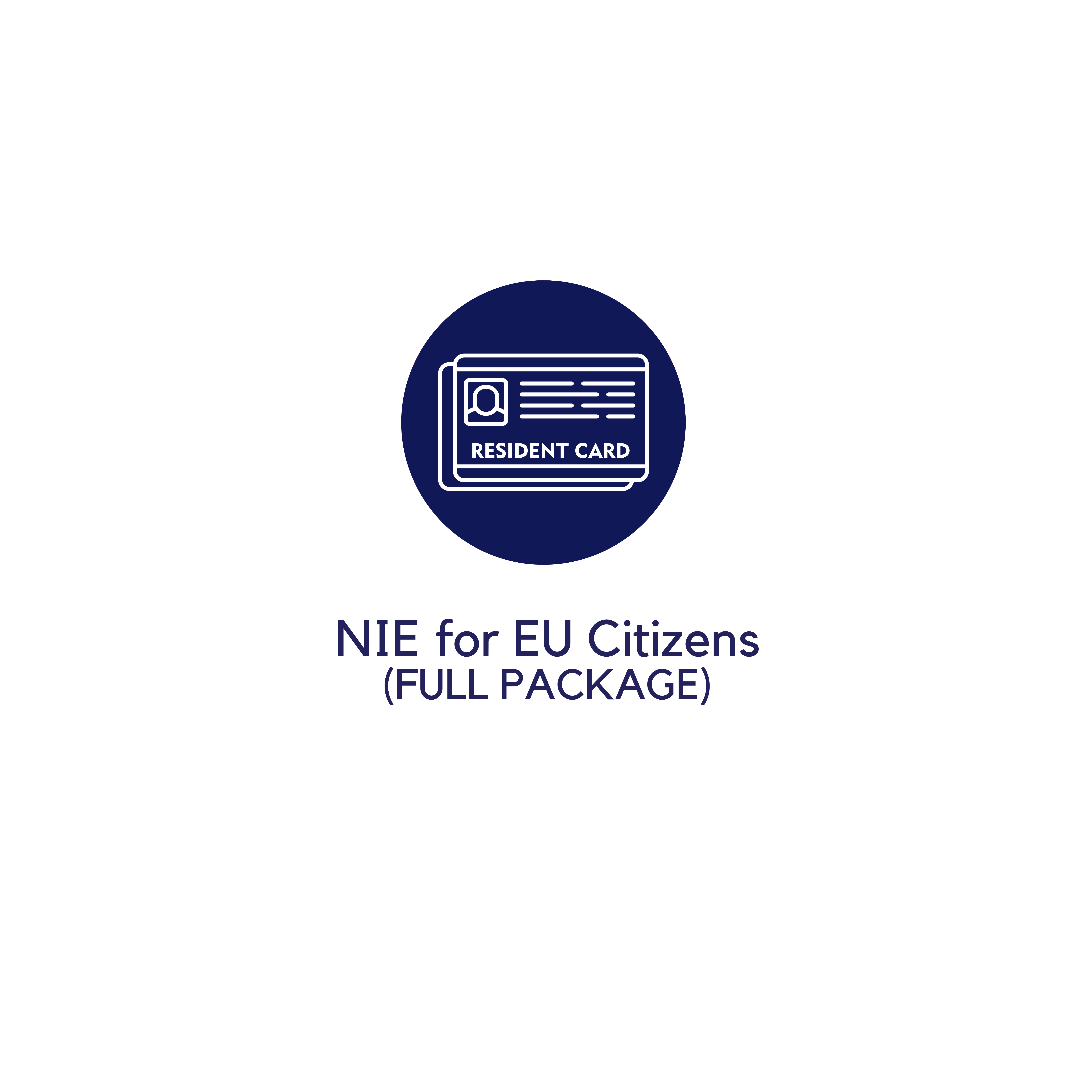 NIE FOR EU CITIZENS (FULL PACKAGE)