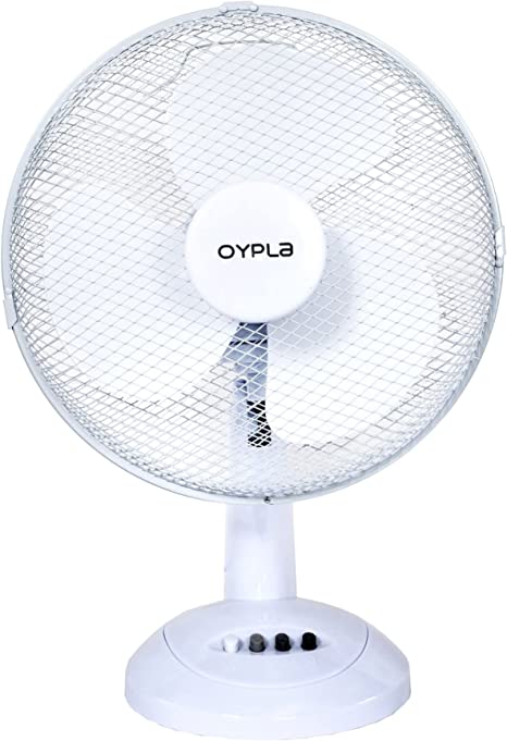  Electrical 12" 3 Speed Oscillating Electric Desk Home Office Fan