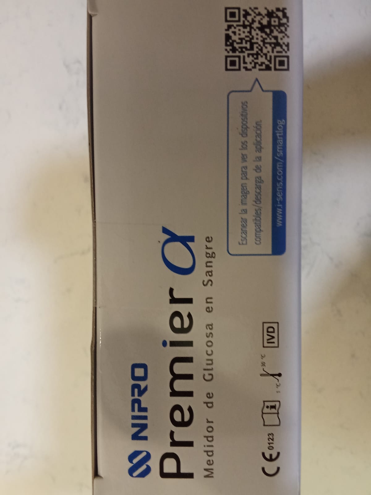 Sistema de monitoreo de glucosa en sangre (Glucómetro) 