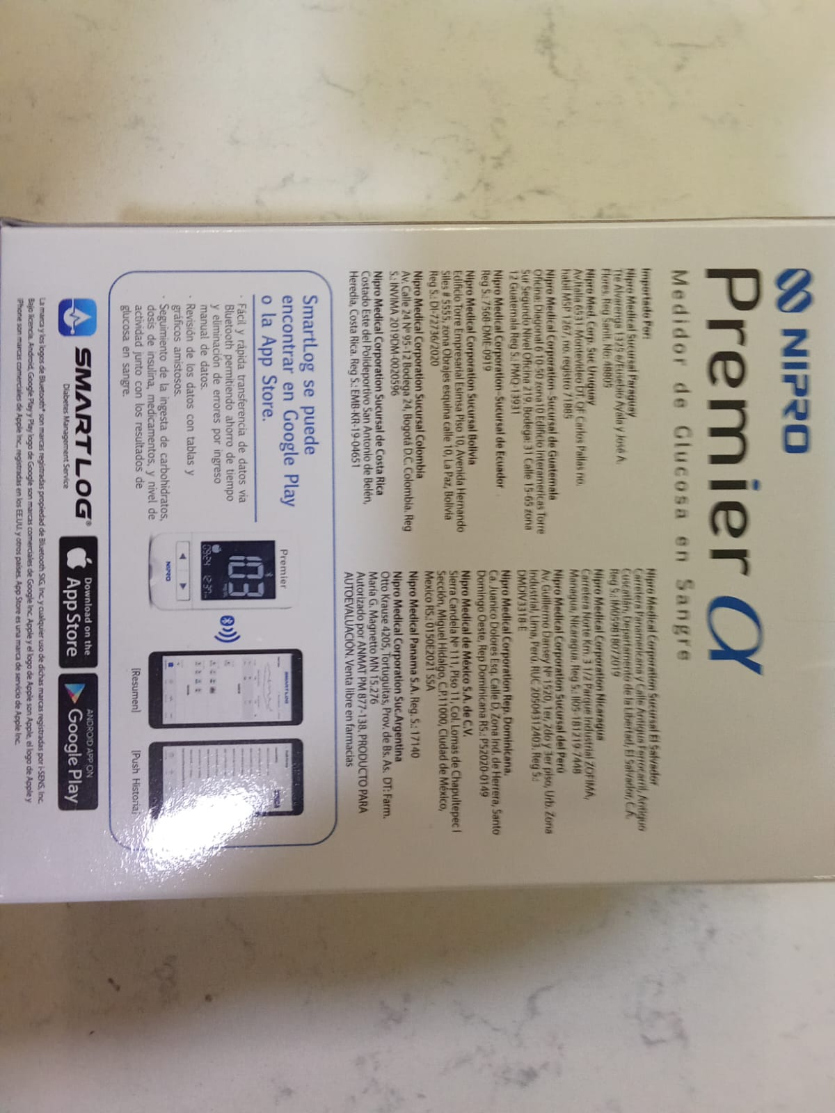 Sistema de monitoreo de glucosa en sangre (Glucómetro) 