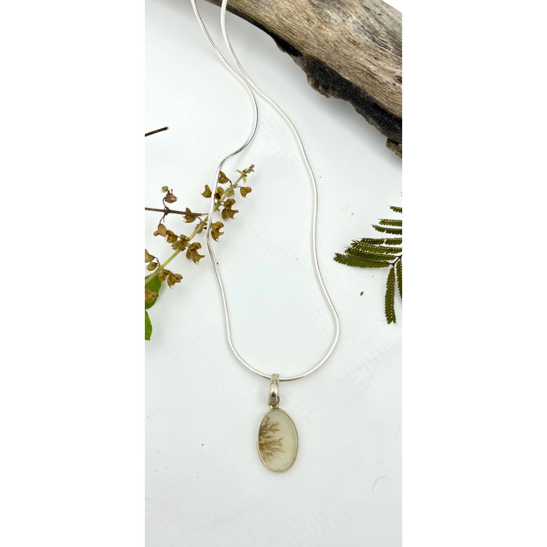 Desert Bloom Shazar silver pendant