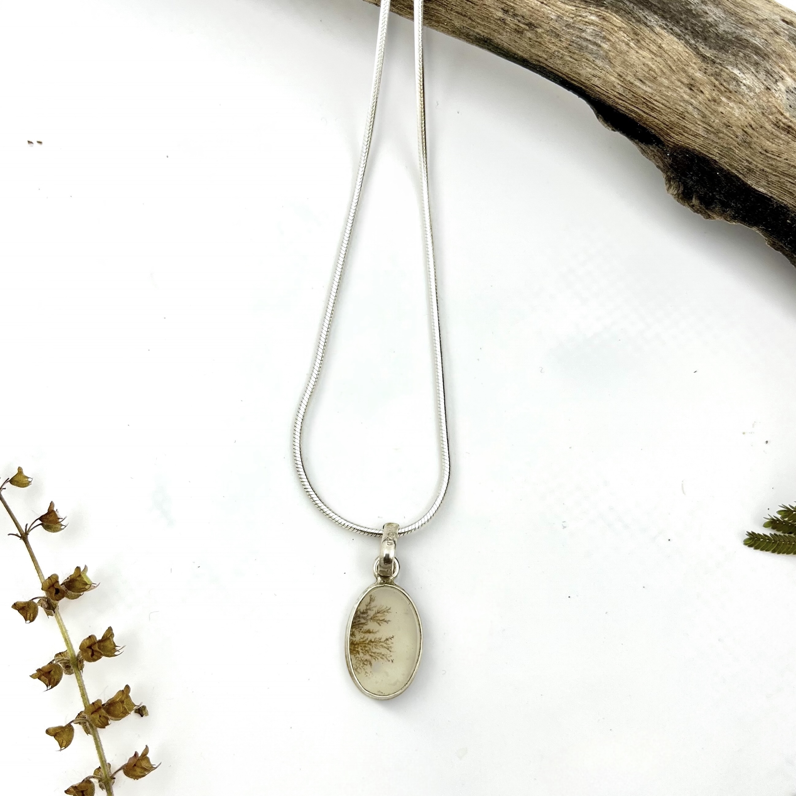 Desert Bloom Shazar silver pendant
