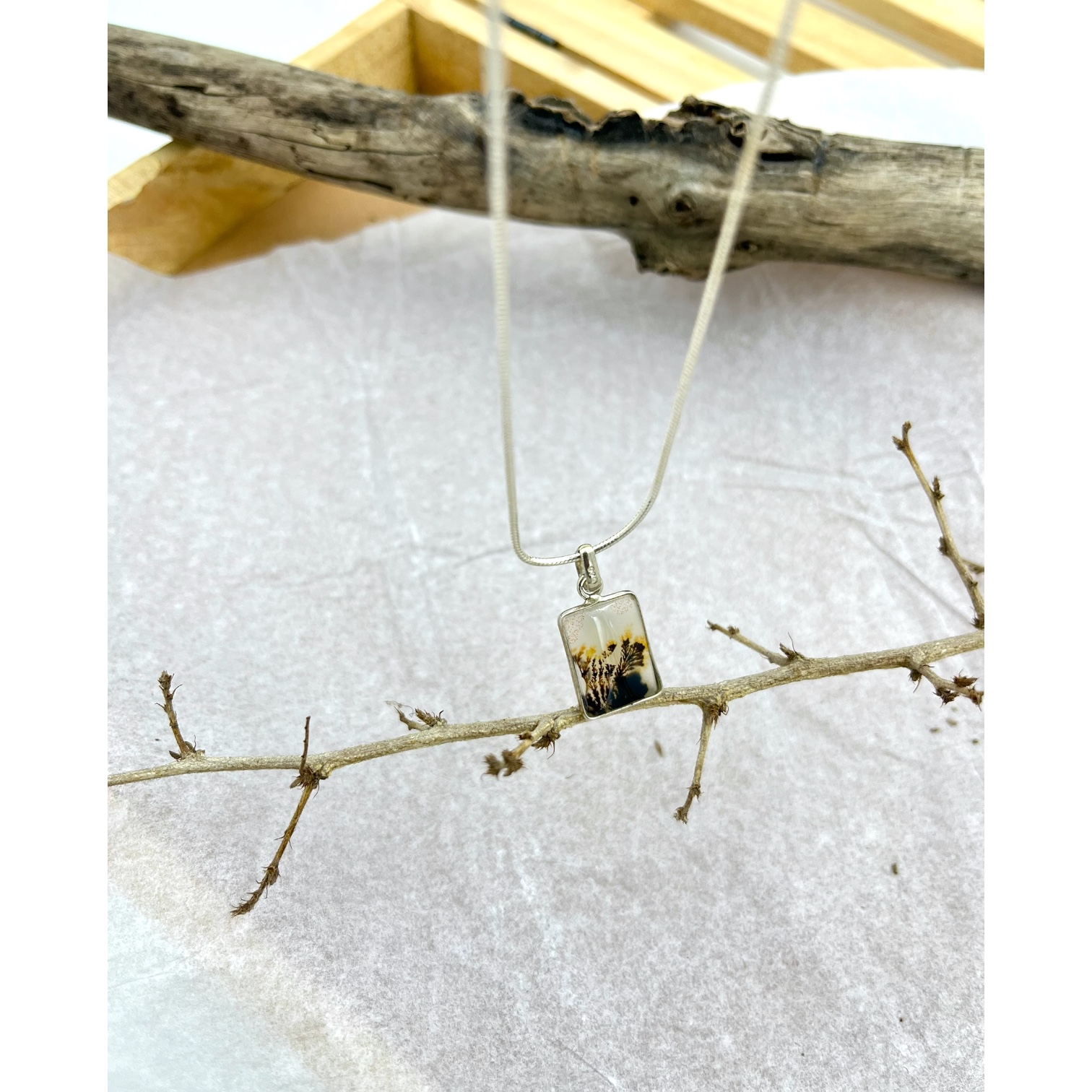Forest Dream Shazar silver pendant