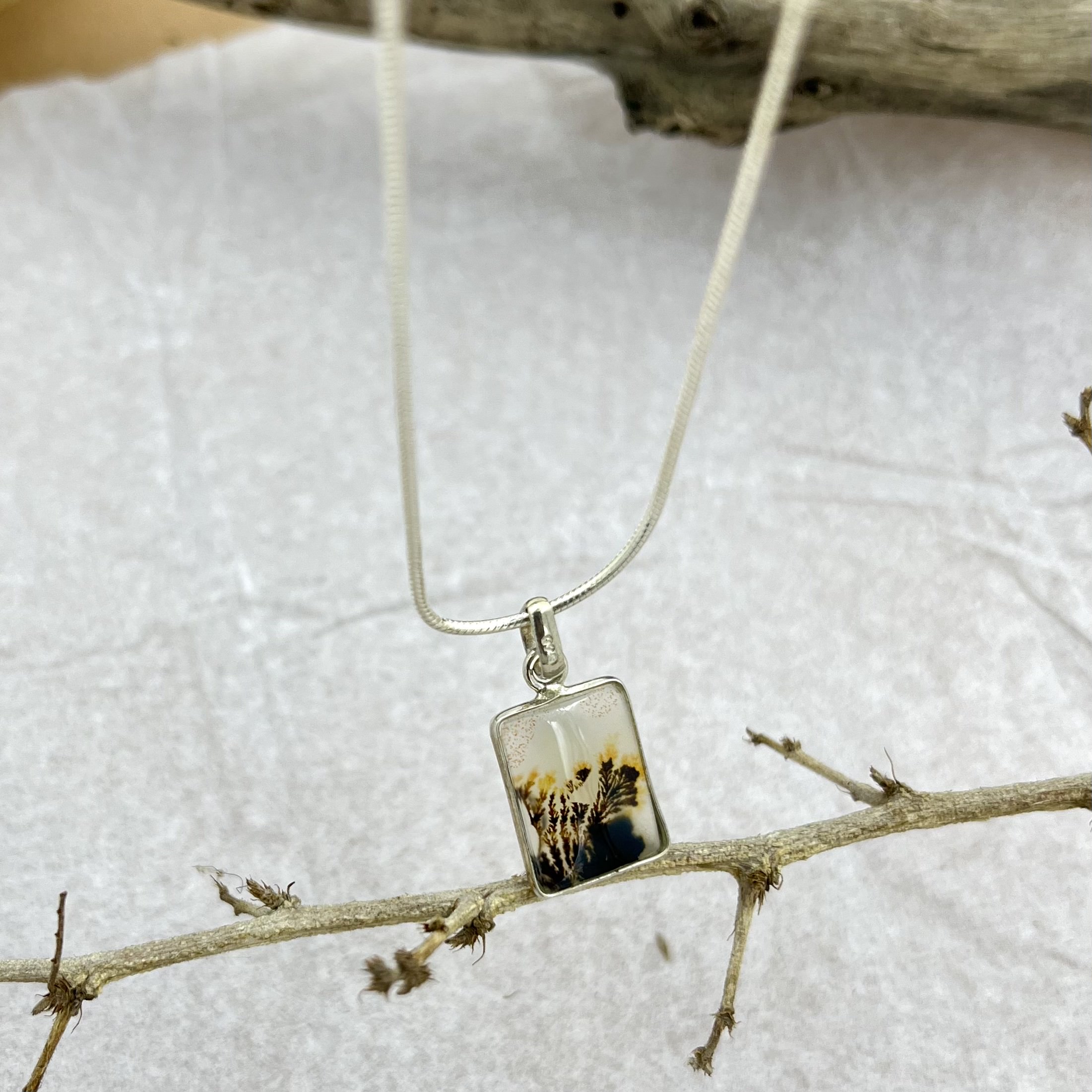 Forest Dream Shazar silver pendant